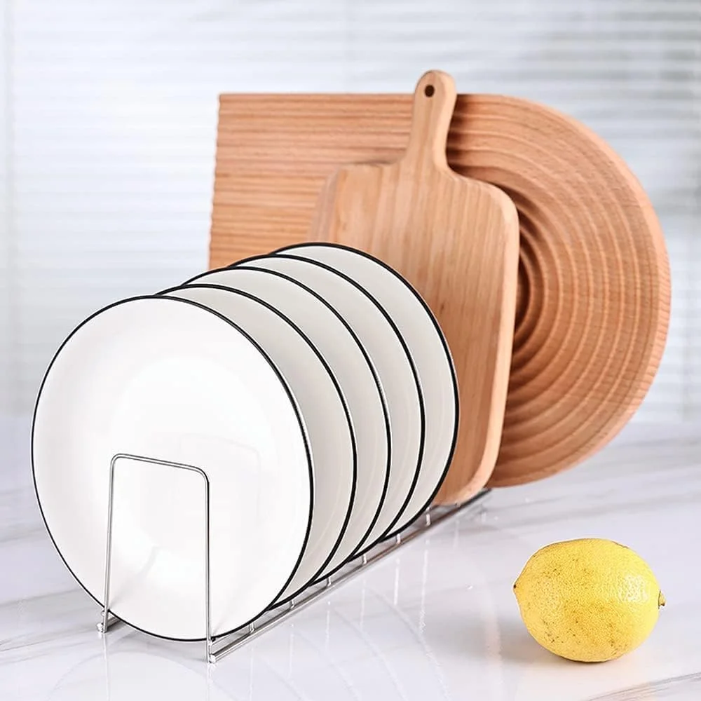 ست آبچکان استیل آزونه – سازمان دهنده ضد زنگ کابینت برای بشقاب، قابلمه، درب و لوازم پخت، ذخیره سازی فضای آشپزخانه بدون نیاز به مونتاژ (2 عدد آبچکان سفید) ست آبچکان استیل آزونه – سازمان دهنده ضد زنگ کابینت برای بشقاب، قابلمه، درب و لوازم پخت، ذخیره سازی فضای آشپزخانه بدون نیاز به مونتاژ (2 عدد آبچکان سفید)