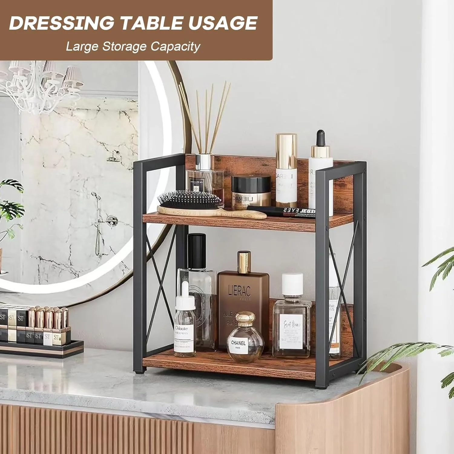 قفسه چوبی آشپزخانه Beauenty، سازمان دهنده قفسه ادویه دو طبقه برای انبار، قفسه پیشخوان آشپزخانه، سازمان دهنده لوازم جانبی قهوه، قفسه ادویه (قهوه ای) قفسه چوبی آشپزخانه Beauenty، سازمان دهنده قفسه ادویه دو طبقه برای انبار، قفسه پیشخوان آشپزخانه، سازمان دهنده لوازم جانبی قهوه، قفسه ادویه (قهوه ای)