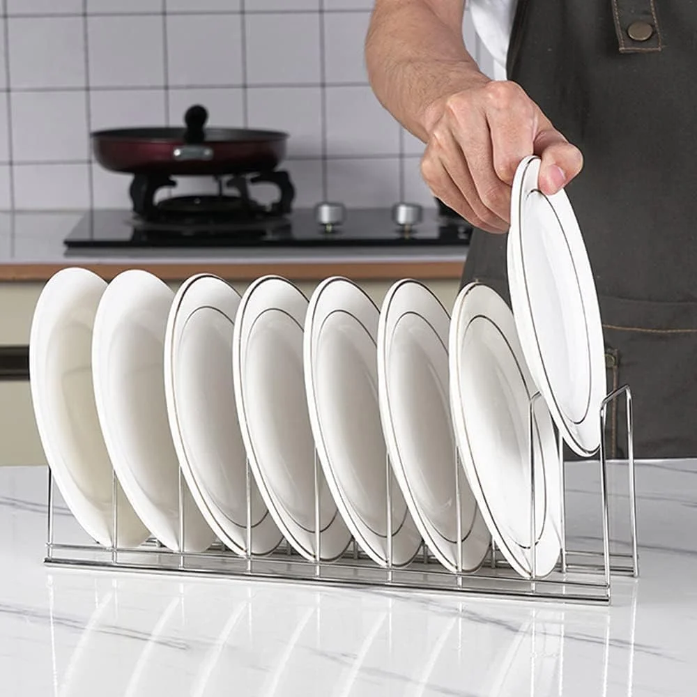 ست آبچکان استیل آزونه – سازمان دهنده ضد زنگ کابینت برای بشقاب، قابلمه، درب و لوازم پخت، ذخیره سازی فضای آشپزخانه بدون نیاز به مونتاژ (2 عدد آبچکان سفید) ست آبچکان استیل آزونه – سازمان دهنده ضد زنگ کابینت برای بشقاب، قابلمه، درب و لوازم پخت، ذخیره سازی فضای آشپزخانه بدون نیاز به مونتاژ (2 عدد آبچکان سفید)