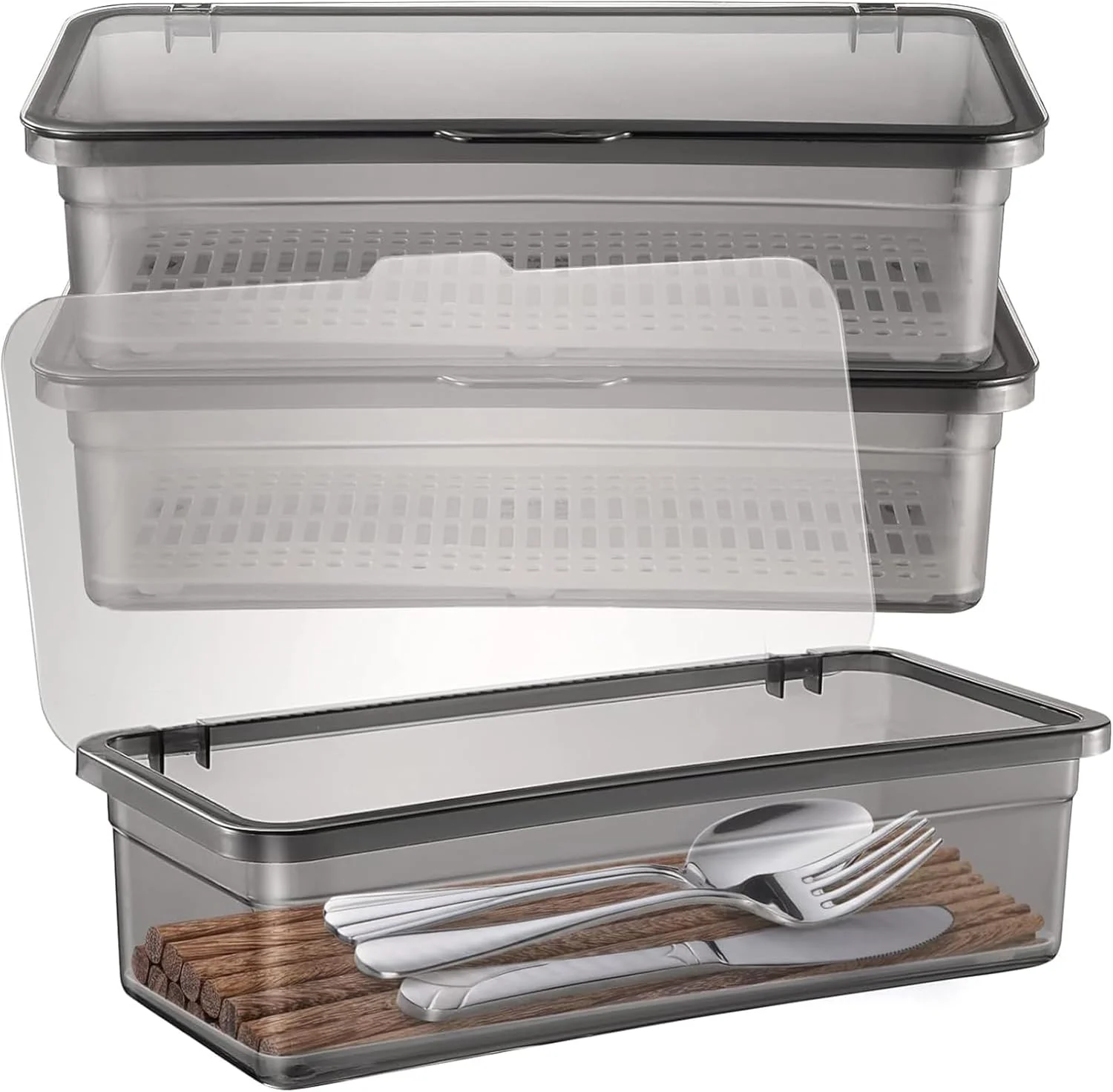 جا قاشقی و چنگالی آنتول با درب، بسته 3 عددی، نظم دهنده کشو آشپزخانه برای نگهدارنده لوازم، نگهدارنده کارد و چنگال رومیزی، سینی کارد و چنگال، تقسیم کننده کشو برای قاشق، چنگال، چاقو (بسته 3 عددی) جا قاشقی و چنگالی آنتول با درب، بسته 3 عددی، نظم دهنده کشو آشپزخانه برای نگهدارنده لوازم، نگهدارنده کارد و چنگال رومیزی، سینی کارد و چنگال، تقسیم کننده کشو برای قاشق، چنگال، چاقو (بسته 3 عددی)