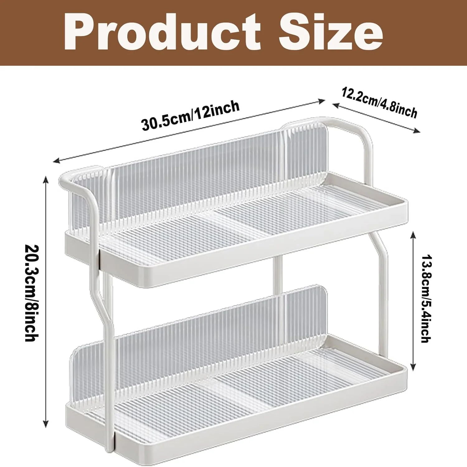 ارگانایزر ادویه ANTOLE، قفسه ادویه 2 طبقه رومیزی، ارگانایزر ادویه دیواری، نگهداری ادویه آشپزخانه، قفسه ارگانایزر کابینت، قفسه ادویه ایستاده برای کابینت، انبار، حمام ارگانایزر ادویه ANTOLE، قفسه ادویه 2 طبقه رومیزی، ارگانایزر ادویه دیواری، نگهداری ادویه آشپزخانه، قفسه ارگانایزر کابینت، قفسه ادویه ایستاده برای کابینت، انبار، حمام