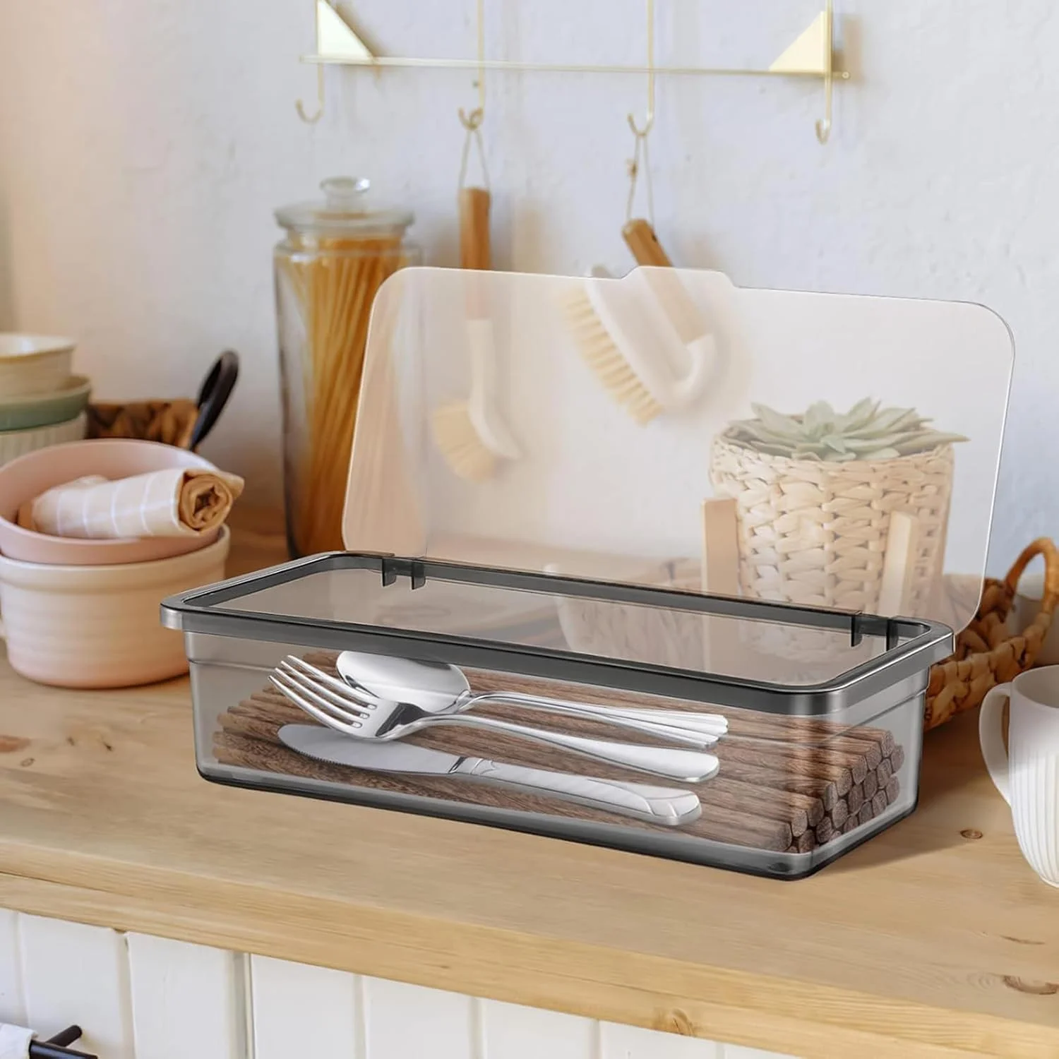 جا قاشقی و چنگالی آنتول با درب، بسته 3 عددی، نظم دهنده کشو آشپزخانه برای نگهدارنده لوازم، نگهدارنده کارد و چنگال رومیزی، سینی کارد و چنگال، تقسیم کننده کشو برای قاشق، چنگال، چاقو (بسته 3 عددی) جا قاشقی و چنگالی آنتول با درب، بسته 3 عددی، نظم دهنده کشو آشپزخانه برای نگهدارنده لوازم، نگهدارنده کارد و چنگال رومیزی، سینی کارد و چنگال، تقسیم کننده کشو برای قاشق، چنگال، چاقو (بسته 3 عددی)