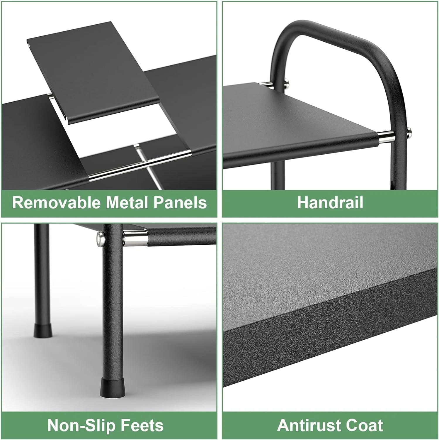 قفسه زیر سینک آشپزخانه Angju، قفسه سازمان دهنده کابینت قابل گسترش با پنل های جداشدنی برای نگهداری در آشپزخانه و حمام