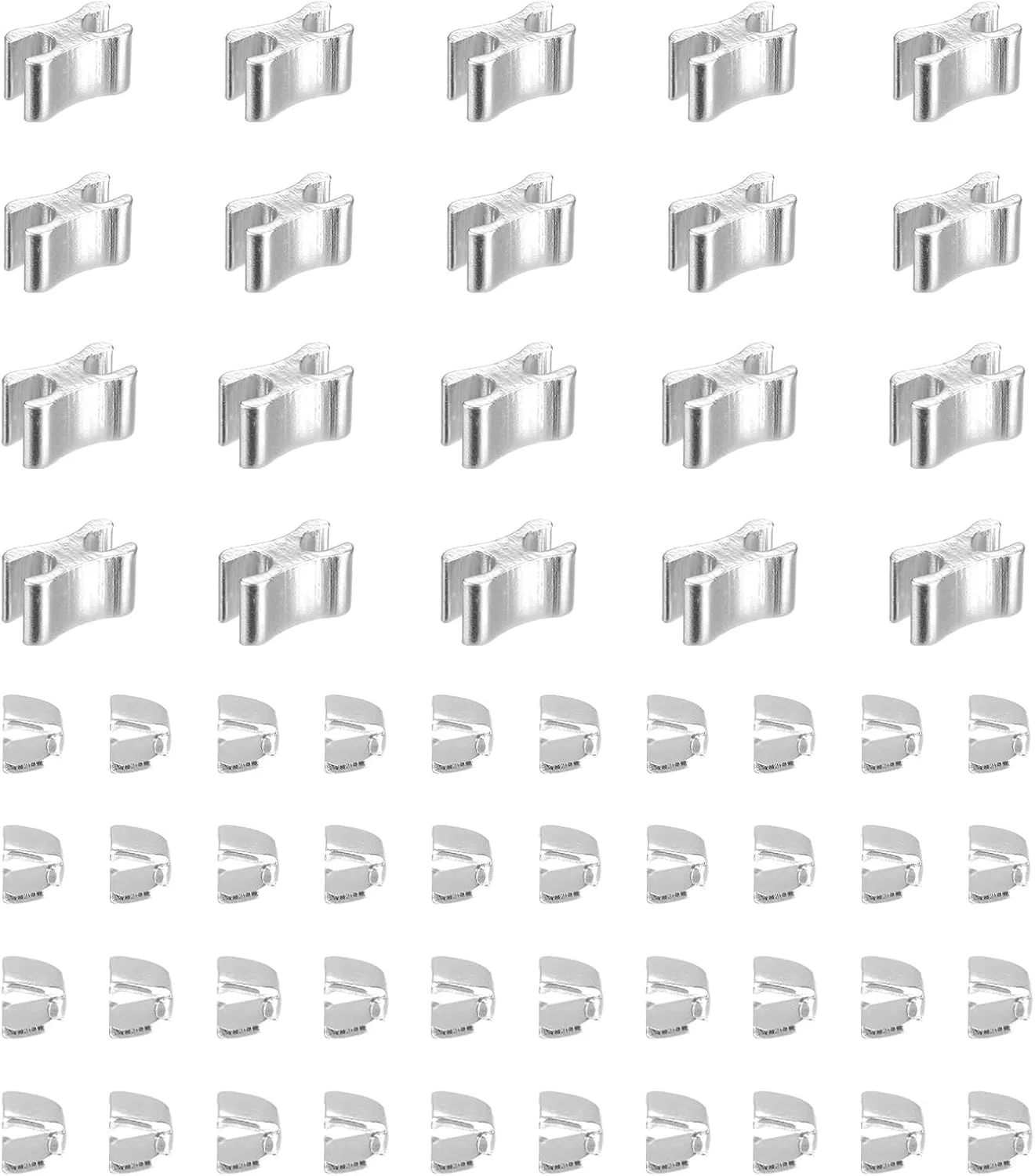 نگهدارنده زیپ کشویی QUARKZMAN سایز 8 و 10، پلاگین های بالا و پایین برای کیف، کت، ژاکت، جایگزین زیپ های بسته (طلایی سفید 20 ست) نگهدارنده زیپ کشویی QUARKZMAN سایز 8 و 10، پلاگین های بالا و پایین برای کیف، کت، ژاکت، جایگزین زیپ های بسته (طلایی سفید 20 ست)