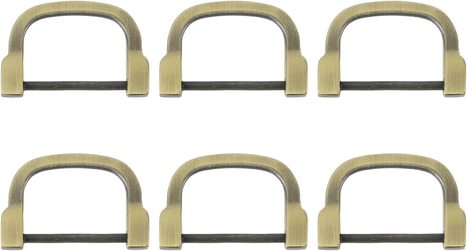 سگک مدل D-Ring بسته ۶ عددی سایز ۲۰ میلی‌متر