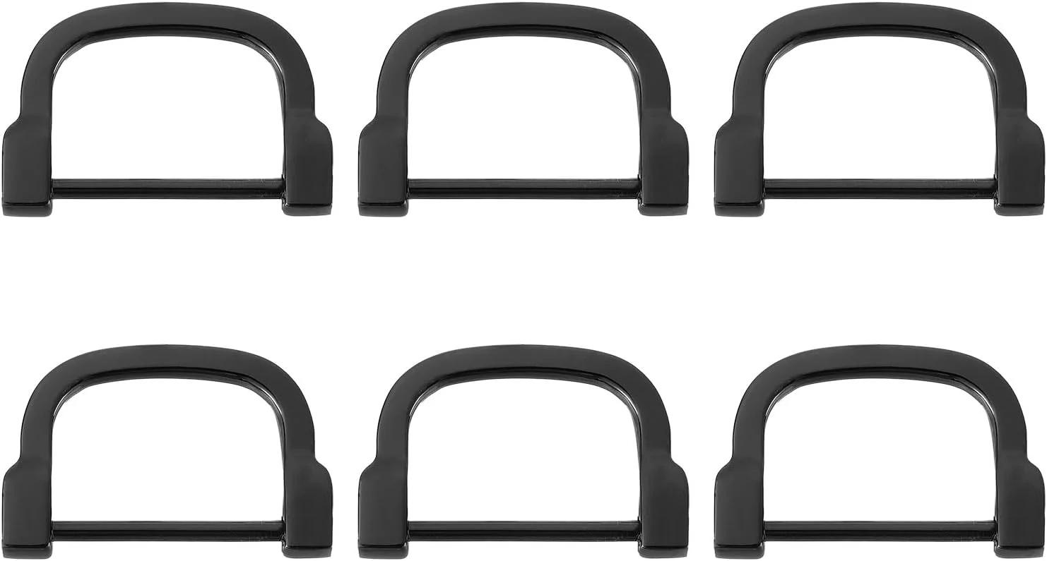 سگک مدل D-Ring بسته 6 عددی سایز 20 میلی‌متر