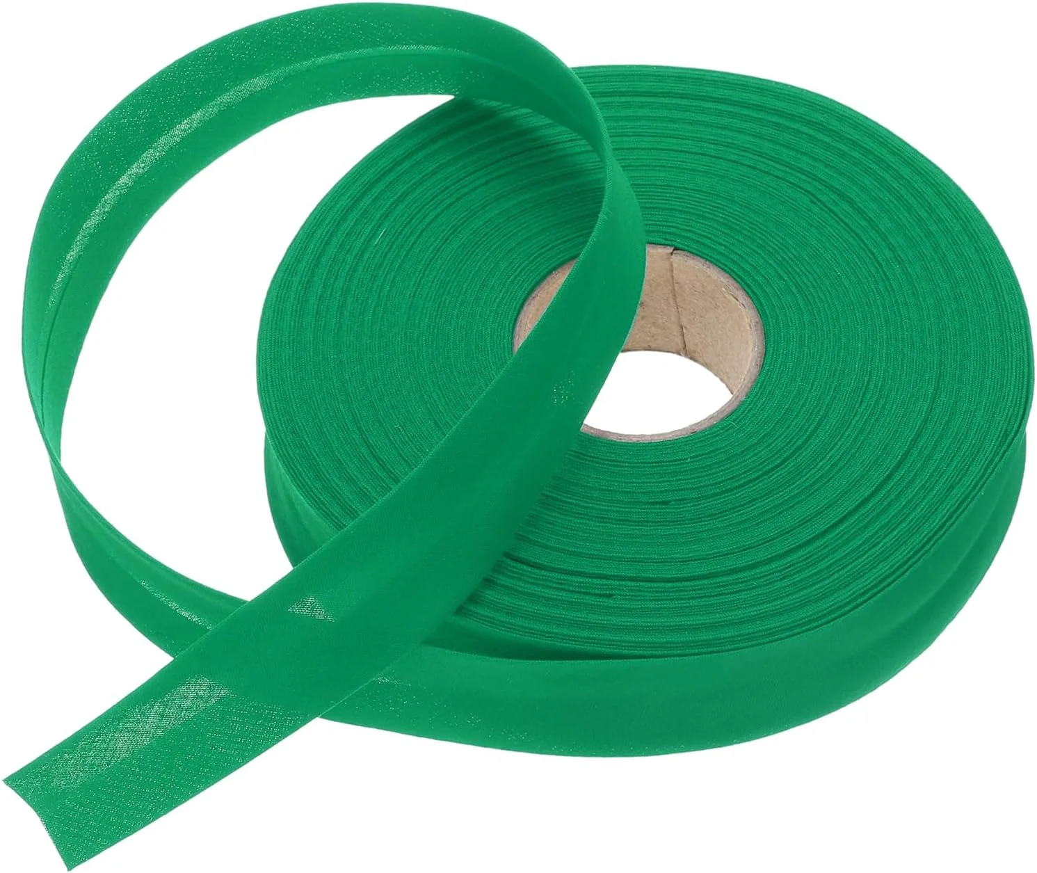 نوار اریب یک اینچی تکی تاشو QUARKZMAN، نوار اریب پلی استر پیوسته برای خیاطی، لبه دوزی، تکه دوزی، حاشیه کاری صنایع دستی (فیروزه ای 23 متر)