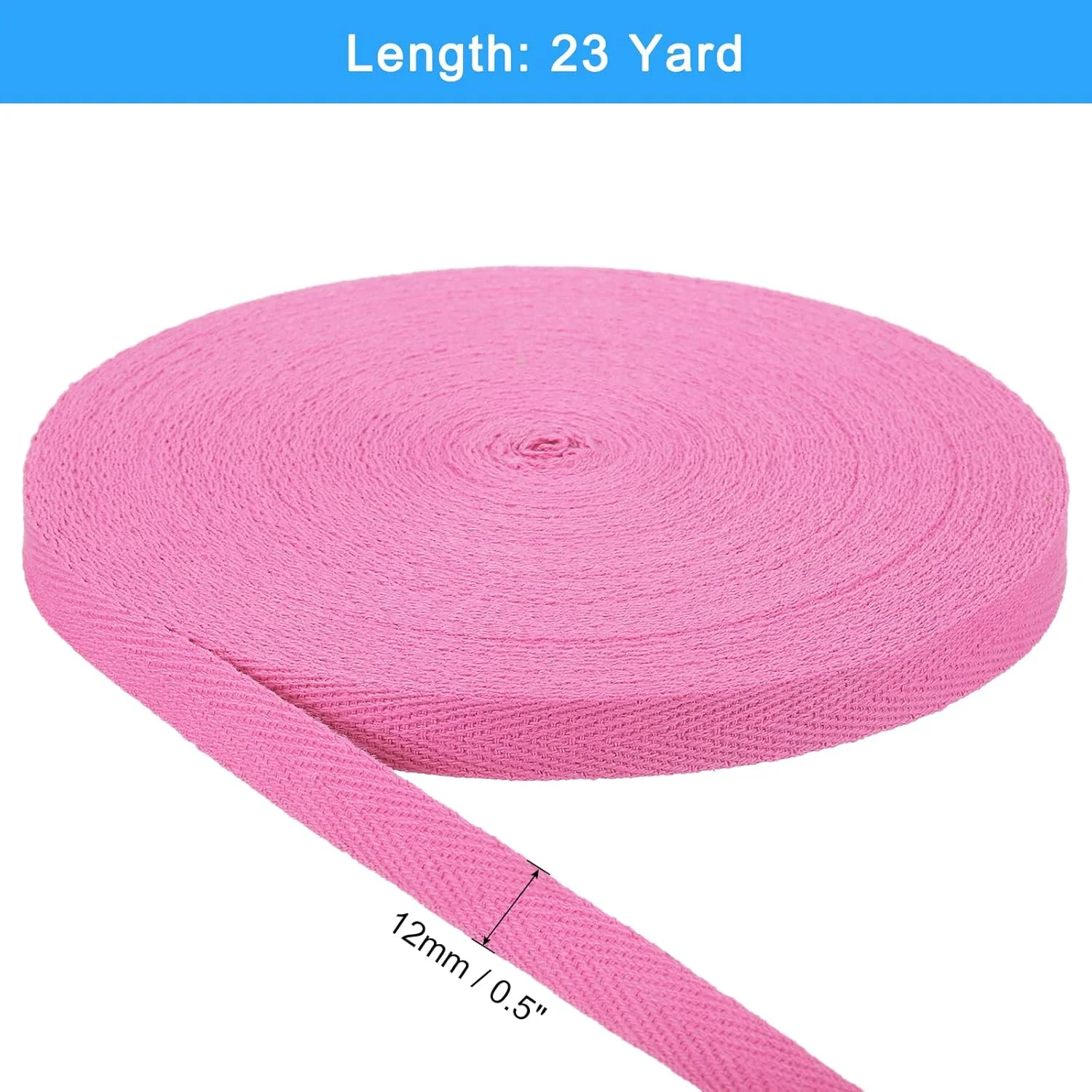 نوار اریب بافت جناغی پنبه ای کوارکزمن، 21 متری، عرض 1/2 اینچ، مناسب برای خیاطی لباس، صنایع دستی DIY (صورتی گلبهی) نوار اریب بافت جناغی پنبه ای کوارکزمن، 21 متری، عرض 1/2 اینچ، مناسب برای خیاطی لباس، صنایع دستی DIY (صورتی گلبهی)