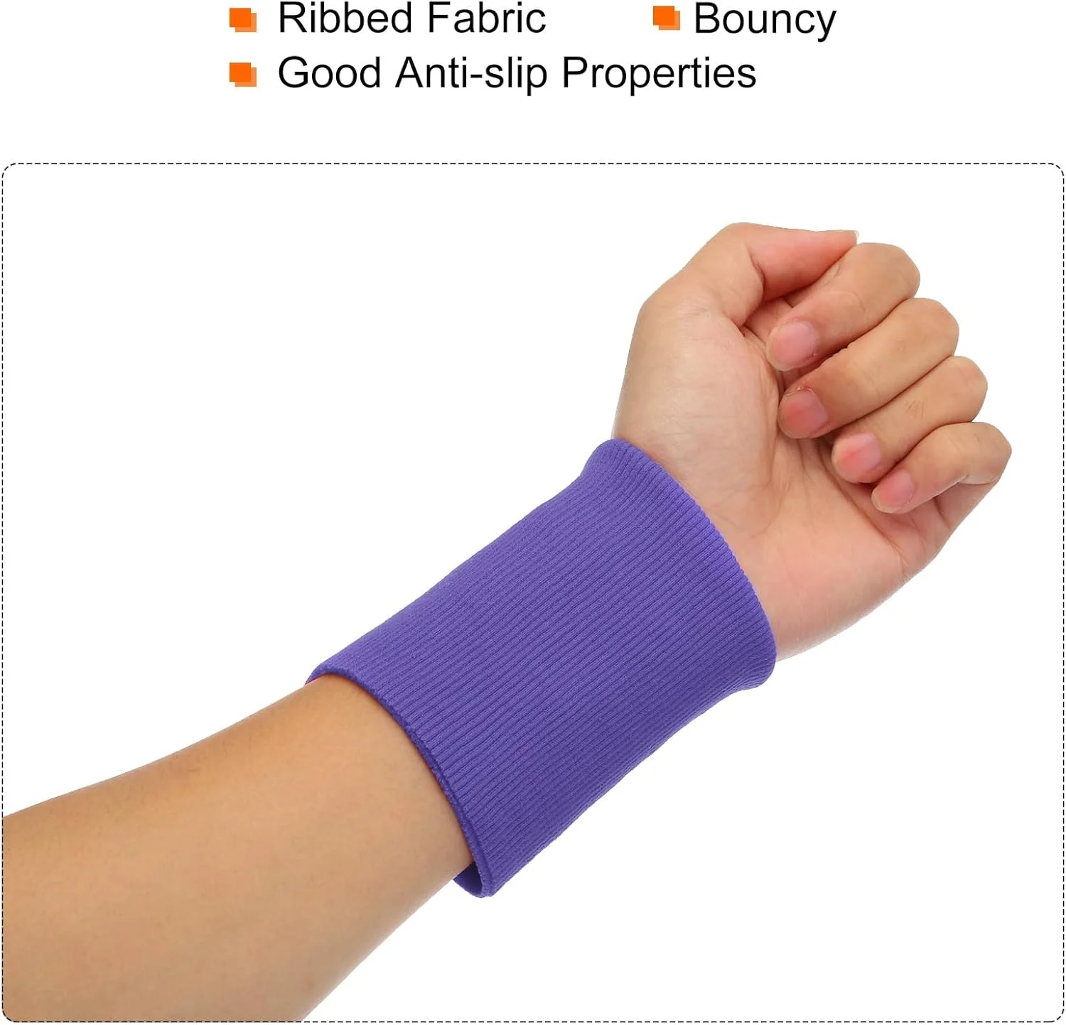 QUARKZMAN Elastic Cuffs with Ribbed Edges in Cotton Fabric 7.5 x 9 cm Ribbed Elastic Ribbon for Cuffs and Belts for Sewing, Dark Purple 1 Pair QUARKZMAN Elastic Cuffs with Ribbed Edges in Cotton Fabric 7.5 x 9 cm Ribbed Elastic Ribbon for Cuffs and Belts for Sewing, Dark Purple 1 Pair