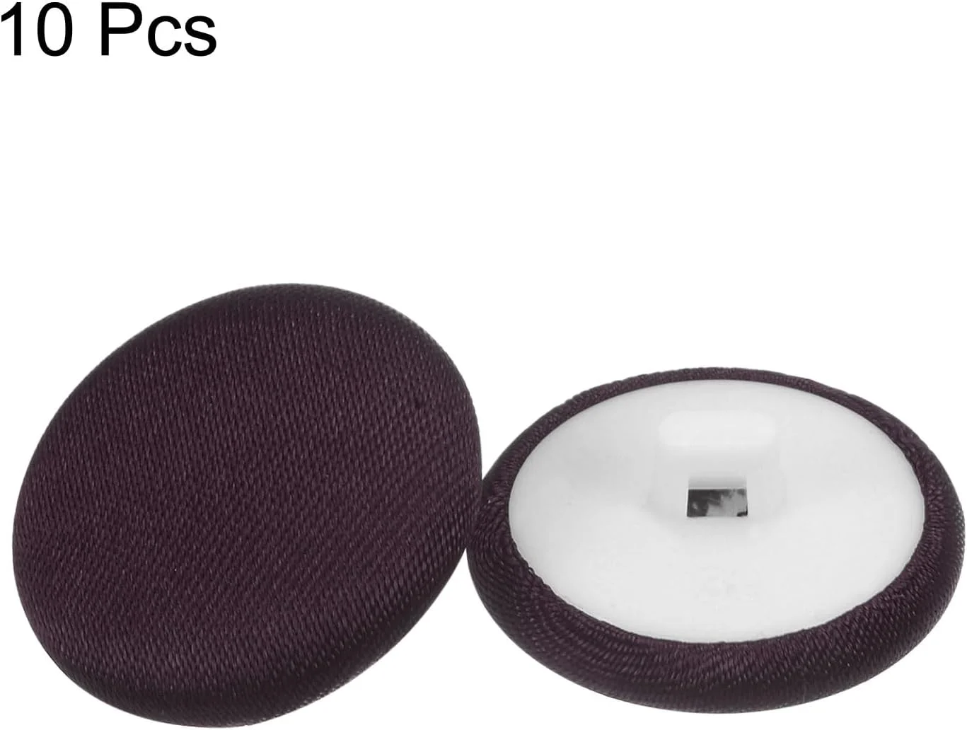 کوآرکزمان، بسته 10 عددی دکمه پارچه ای 32 لیتری، دکمه های خیاطی پلاستیکی گرد 20 میلی متری برای کت و شلوار، لباس، بلوز، بنفش تیره کوآرکزمان، بسته 10 عددی دکمه پارچه ای 32 لیتری، دکمه های خیاطی پلاستیکی گرد 20 میلی متری برای کت و شلوار، لباس، بلوز، بنفش تیره