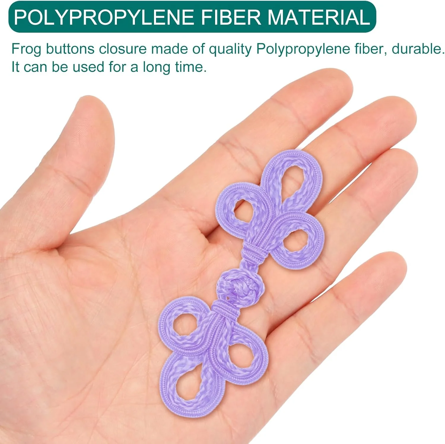 دکمه های قورباغه ای گره چینی QUARKZMAN، 10 جفت، بست نور بنفش، دکمه های خیاطی، بست برای دوخت کت، شنل، ژاکت، لباس عروس DIY دکمه های قورباغه ای گره چینی QUARKZMAN، 10 جفت، بست نور بنفش، دکمه های خیاطی، بست برای دوخت کت، شنل، ژاکت، لباس عروس DIY