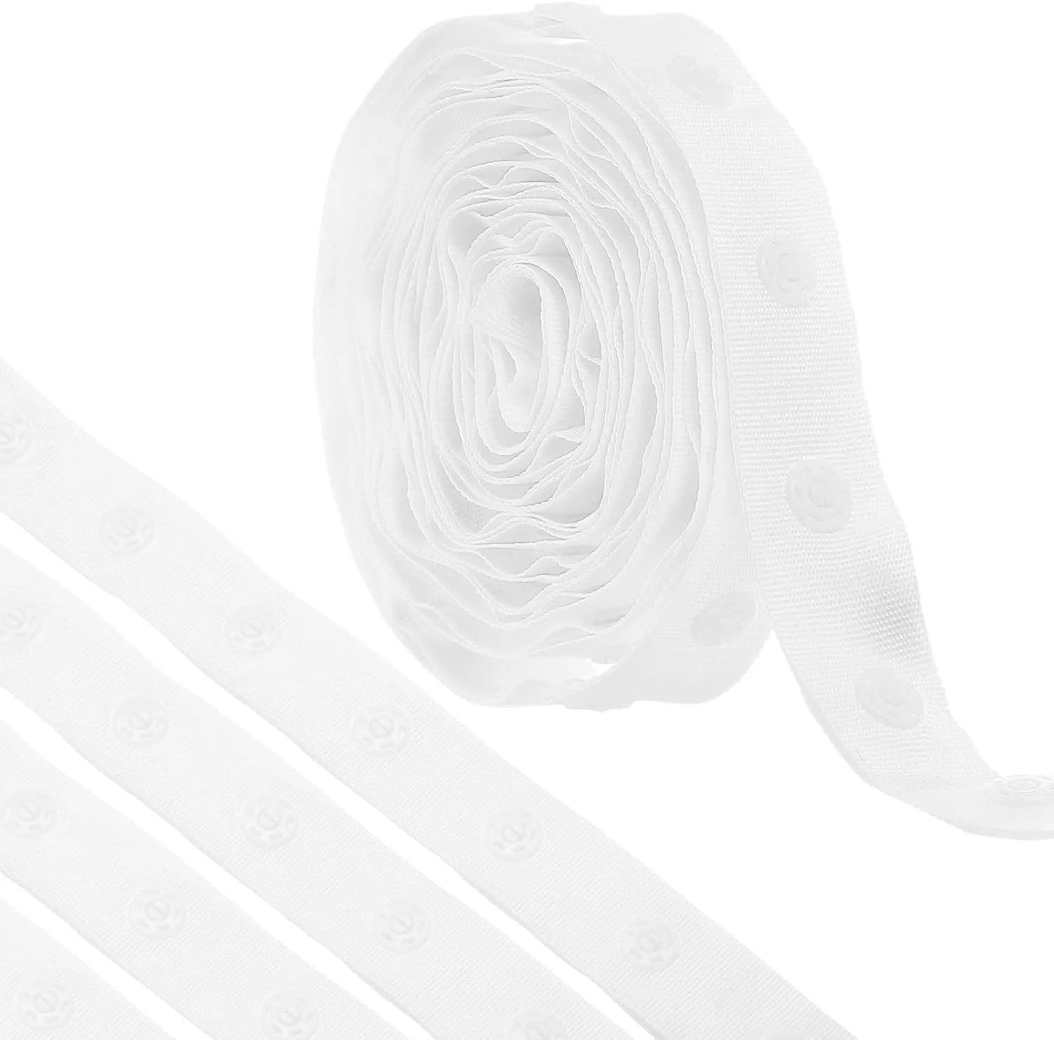 نوار دکمه فشاری خیاطی Quarkzman، 2 یارد، نوار دکمه فشاری پنبه ای برای لباس، کاردستی های DIY، سفید نوار دکمه فشاری خیاطی Quarkzman، 2 یارد، نوار دکمه فشاری پنبه ای برای لباس، کاردستی های DIY، سفید