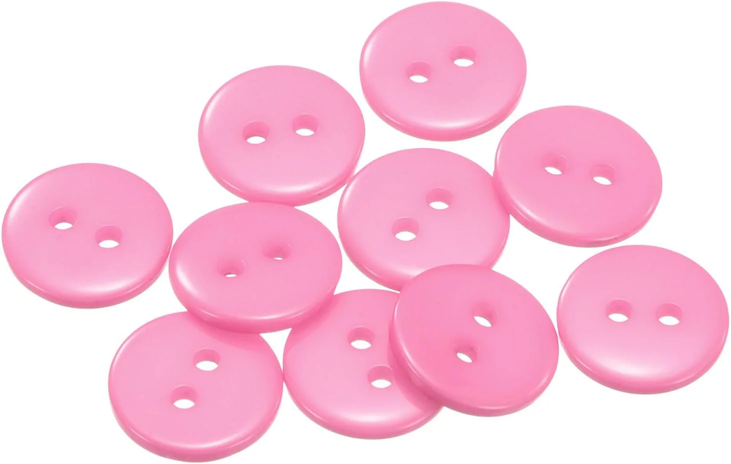 بسته 10 عددی دکمه خیاطی QUARKZMAN، 1/2 اینچ (12.5 میلی متر)، 2 سوراخ، رزین، گرد، دکمه های جایگزین برای لباس، تزئینات صنایع دستی DIY، صورتی بسته 10 عددی دکمه خیاطی QUARKZMAN، 1/2 اینچ (12.5 میلی متر)، 2 سوراخ، رزین، گرد، دکمه های جایگزین برای لباس، تزئینات صنایع دستی DIY، صورتی