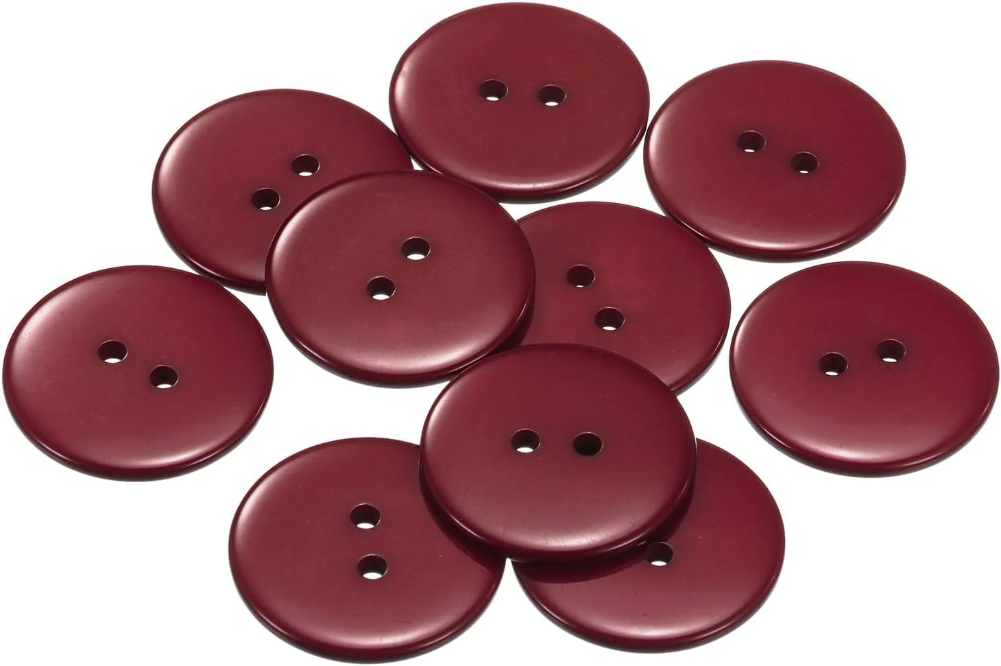 کوآرکزمان بسته 10 عددی دکمه خیاطی 1 اینچی (25 میلی متر) 2 سوراخه رزینی گرد جایگزین دکمه های صنایع دستی برای لباس تزئینات صنایع دستی DIY، قرمز تیره کوآرکزمان بسته 10 عددی دکمه خیاطی 1 اینچی (25 میلی متر) 2 سوراخه رزینی گرد جایگزین دکمه های صنایع دستی برای لباس تزئینات صنایع دستی DIY، قرمز تیره