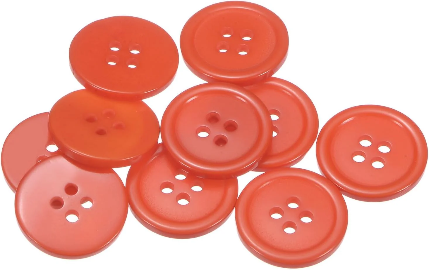 بسته 10 عددی دکمه کوارکزمن، دکمه های خیاطی بزرگ 20 میلی متری، دکمه های پلاستیکی رزینی تخت 4 سوراخه گرد برای دوخت لباس، ژاکت، پیراهن، کت، بافتنی، نارنجی بسته 10 عددی دکمه کوارکزمن، دکمه های خیاطی بزرگ 20 میلی متری، دکمه های پلاستیکی رزینی تخت 4 سوراخه گرد برای دوخت لباس، ژاکت، پیراهن، کت، بافتنی، نارنجی