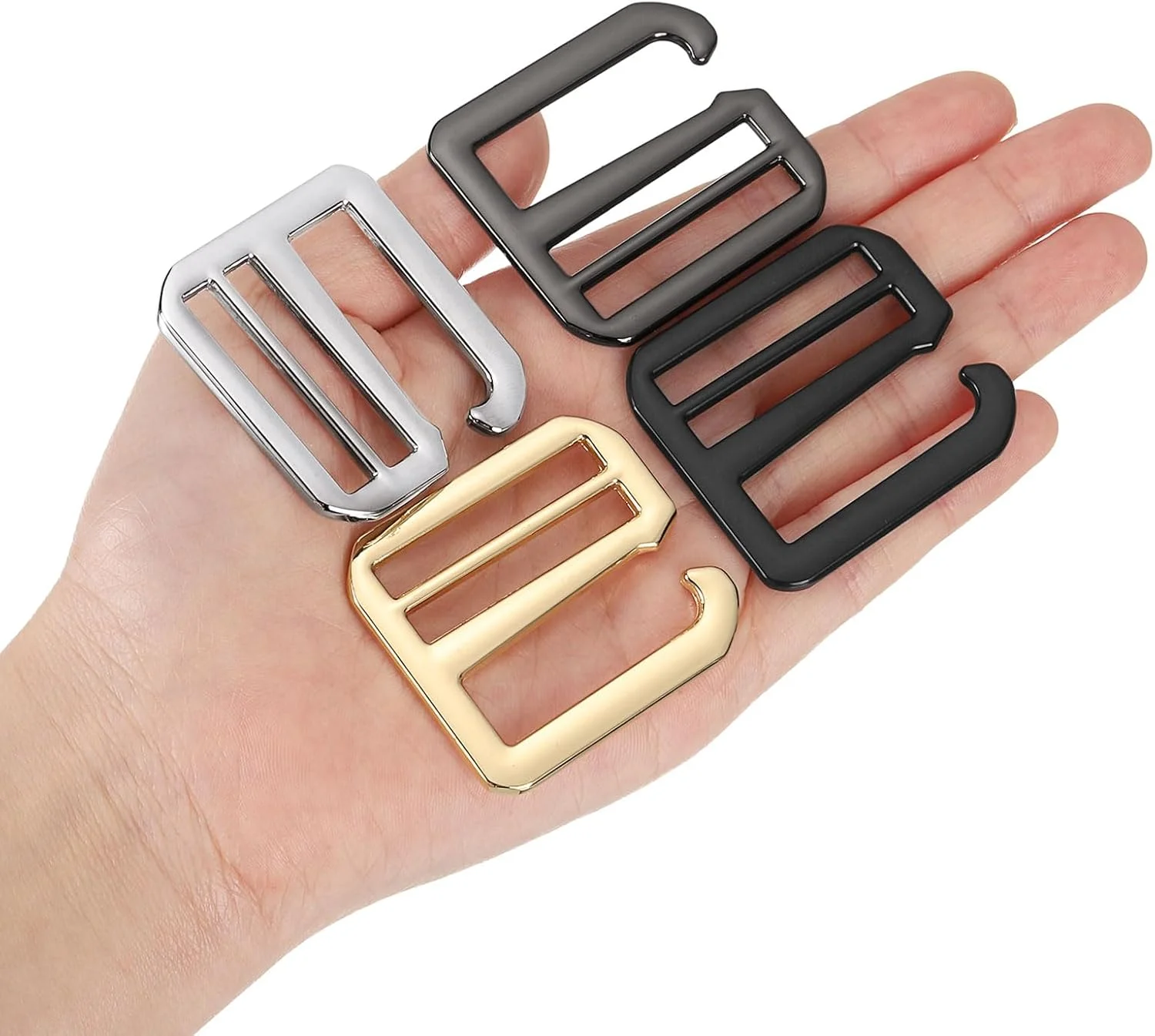 QUARKZMAN 10 عدد سگک کمربند 32 میلی متری با سگک های کشویی فلزی G-Hook، سه لغزنده تخت قابل تنظیم برای بند کوله پشتی، خاکستری تیره، خاکستری تیره، 32 میلی متر QUARKZMAN 10 عدد سگک کمربند 32 میلی متری با سگک های کشویی فلزی G-Hook، سه لغزنده تخت قابل تنظیم برای بند کوله پشتی، خاکستری تیره، خاکستری تیره، 32 میلی متر