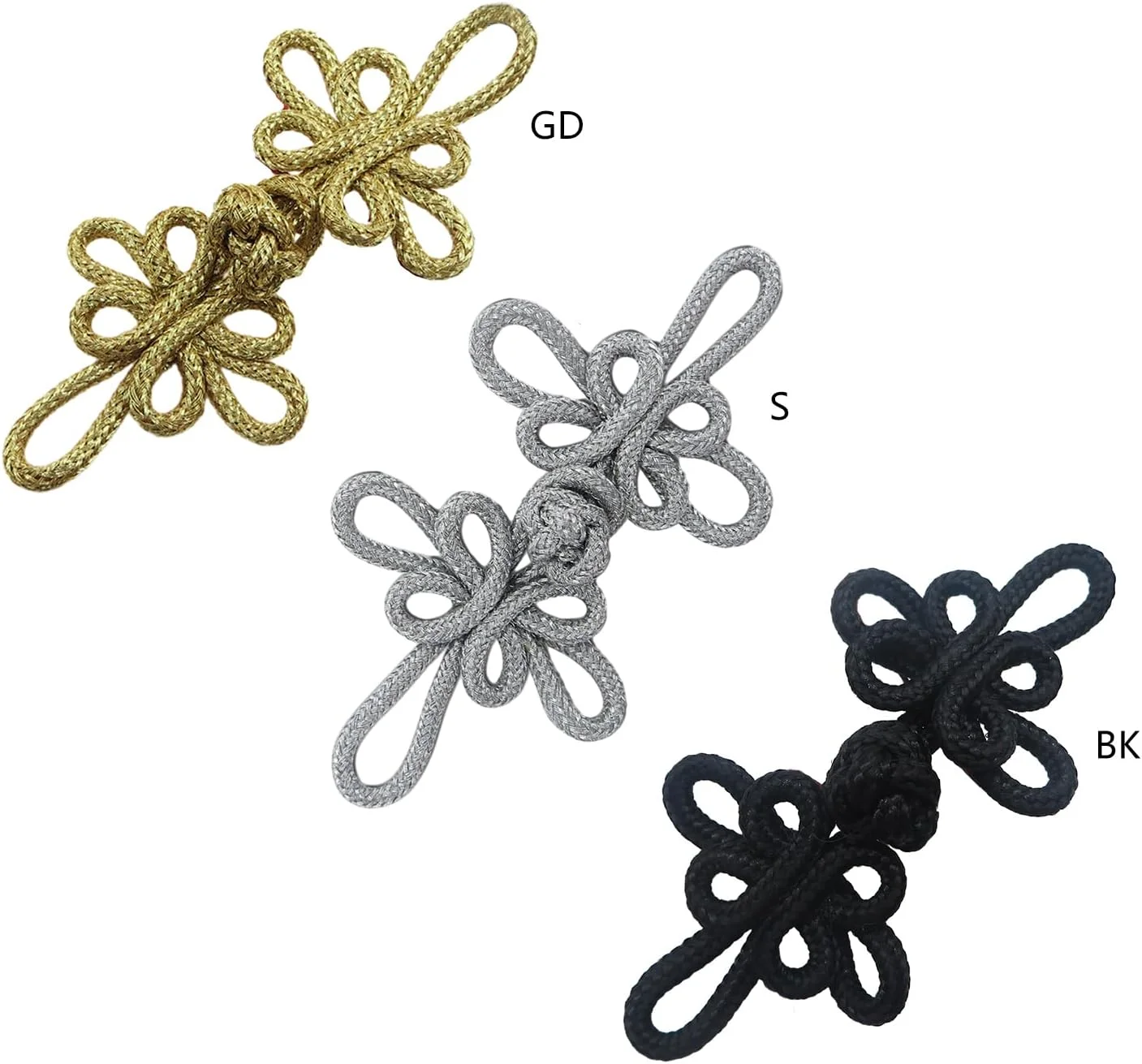 دکمه های نایلونی همه کاره و مناسب Qianzhenghua برای کفش های چیپائو، پیراهن چئونگسام، مناسب برای تمام سنین و علاقه مندان به مد