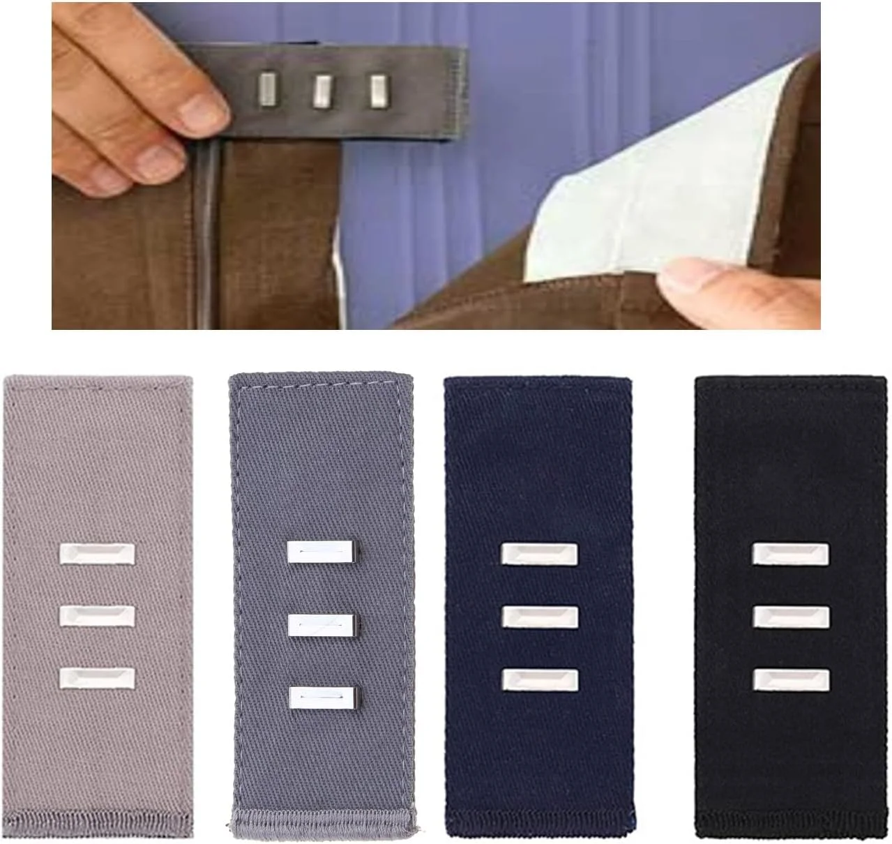 افزایش دهنده کمر شلوار QIXIAMO، افزایش دهنده کمر قلاب دار، افزایش دهنده کمر قابل تنظیم برای شلوار، جین، دامن و شلوار مردانه و زنانه