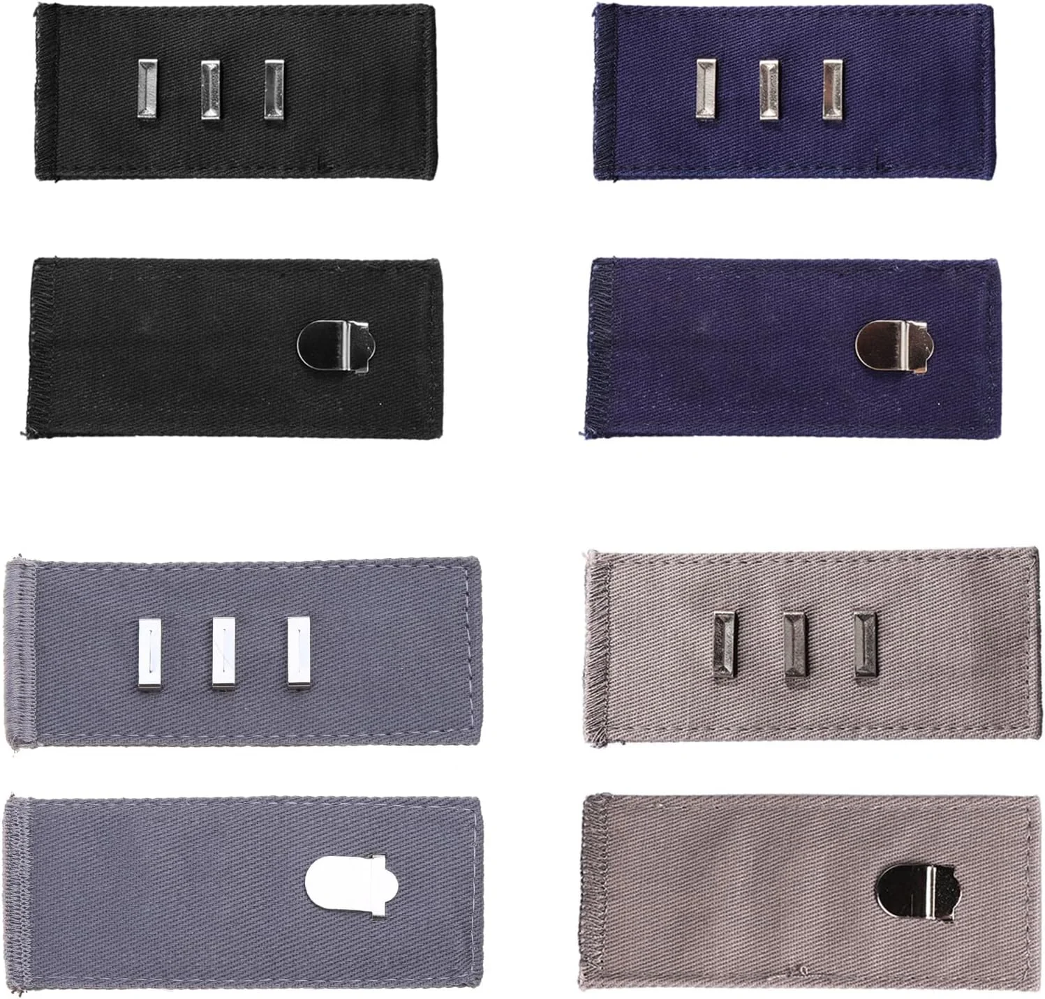 افزایش دهنده کمر شلوار QIXIAMO، افزایش دهنده کمر قلاب دار، افزایش دهنده کمر قابل تنظیم برای شلوار، جین، دامن و شلوار مردانه و زنانه