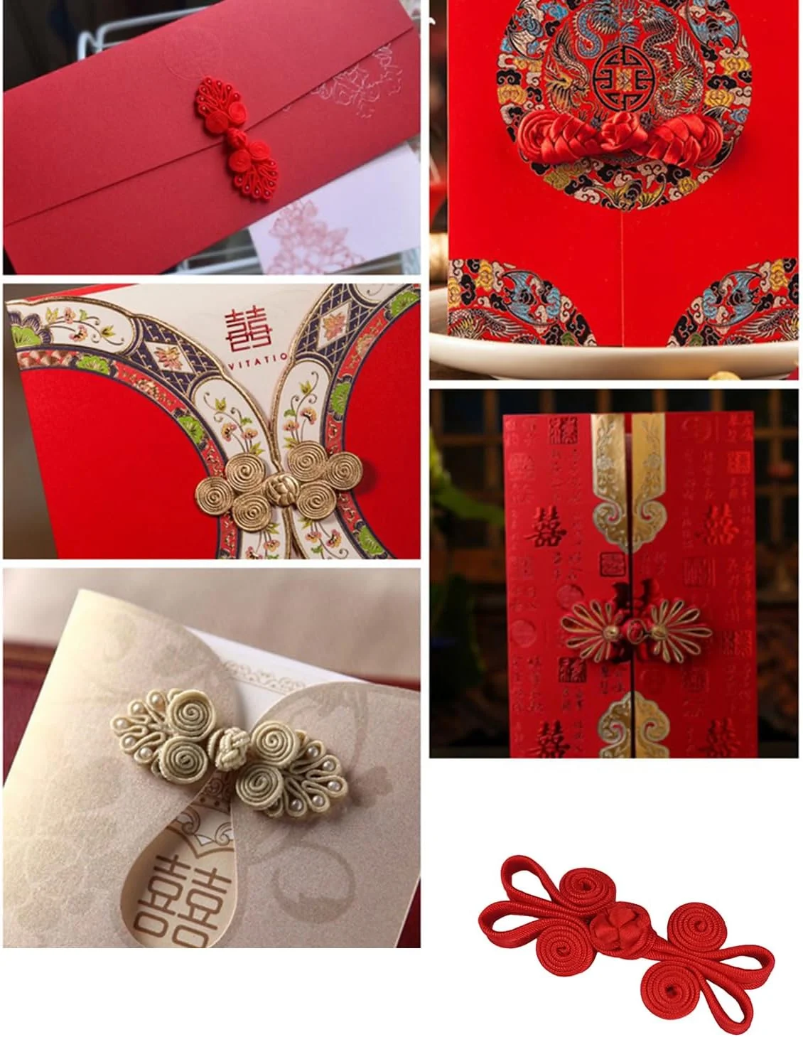 QIANZHENGHUA Sewing Closure Button Chinese Knot Frog Buckle Buttons For Tang Suit Dance National Dress Chinese Cheongsam Ornament