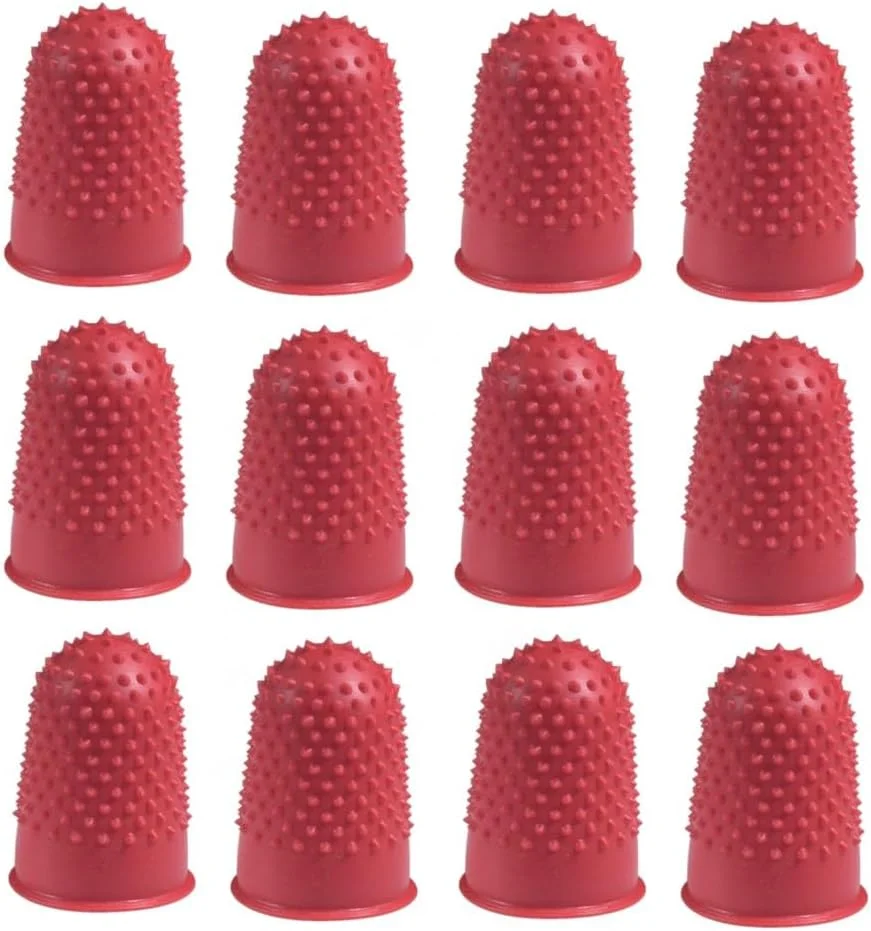 Q-Connect Thimblettes Size 00 Red (12 Pack) KF21507