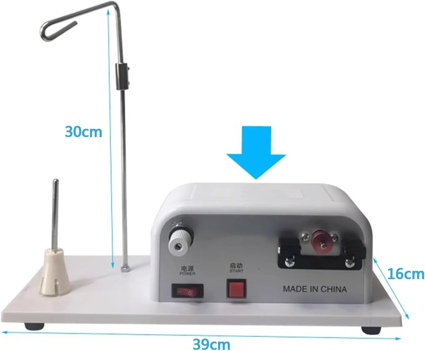 ماسوره پیچ اتوماتیک QCHIAN، ماسوره پیچ قابل حمل برای خیاطی با راهنمای نخ، پایه قرقره و صفحه نصب فولادی، تجربه سیم پیچی سریع و کارآمد ماسوره پیچ اتوماتیک QCHIAN، ماسوره پیچ قابل حمل برای خیاطی با راهنمای نخ، پایه قرقره و صفحه نصب فولادی، تجربه سیم پیچی سریع و کارآمد