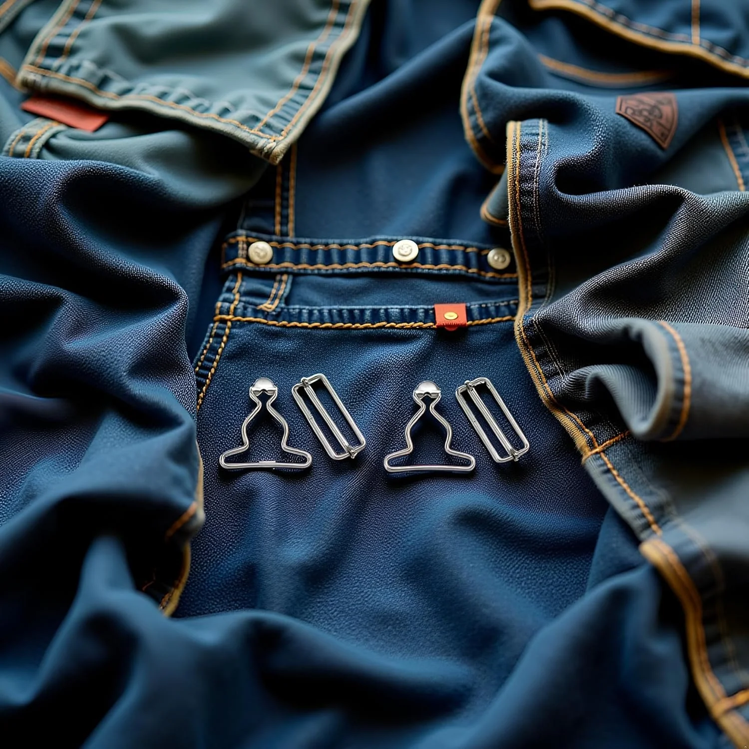 گیره های سگک فلزی نقره ای PurYupearl، 2 عدد، سگک های کلی بند شلوار با سگک مستطیلی، گیره های پیشبند کلی جایگزین دکمه بدون دوخت برای شلوار، شلوار جین، سگک ژاکت، بست های قابل تنظیم گیره های سگک فلزی نقره ای PurYupearl، 2 عدد، سگک های کلی بند شلوار با سگک مستطیلی، گیره های پیشبند کلی جایگزین دکمه بدون دوخت برای شلوار، شلوار جین، سگک ژاکت، بست های قابل تنظیم