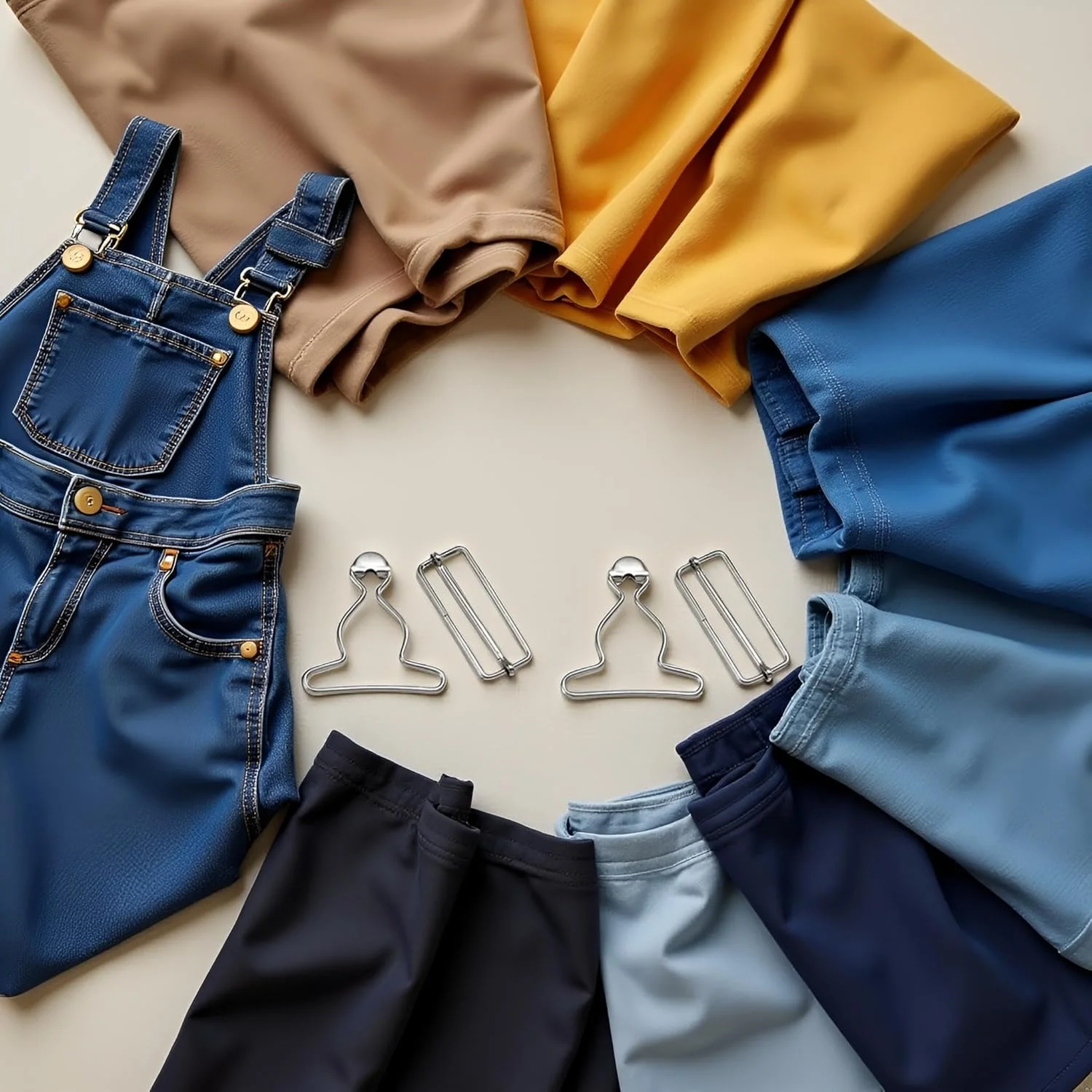 گیره های سگک فلزی نقره ای PurYupearl، 2 عدد، سگک های کلی بند شلوار با سگک مستطیلی، گیره های پیشبند کلی جایگزین دکمه بدون دوخت برای شلوار، شلوار جین، سگک ژاکت، بست های قابل تنظیم گیره های سگک فلزی نقره ای PurYupearl، 2 عدد، سگک های کلی بند شلوار با سگک مستطیلی، گیره های پیشبند کلی جایگزین دکمه بدون دوخت برای شلوار، شلوار جین، سگک ژاکت، بست های قابل تنظیم