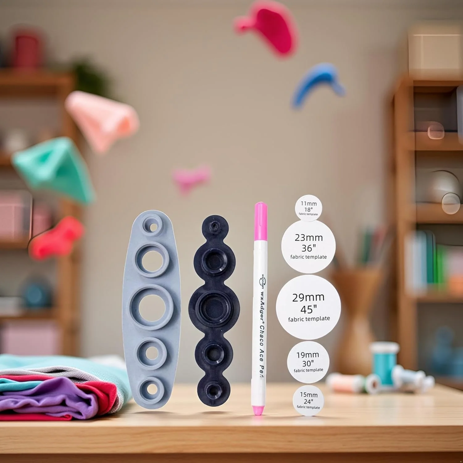 ابزار ساخت دکمه روکش دار PurYupearl - مجموعه ای برای ساخت دکمه های روکش دار سفارشی (سایز 11-29 میلی متر) - لوازم خیاطی و صنایع دستی ابزار ساخت دکمه روکش دار PurYupearl - مجموعه ای برای ساخت دکمه های روکش دار سفارشی (سایز 11-29 میلی متر) - لوازم خیاطی و صنایع دستی