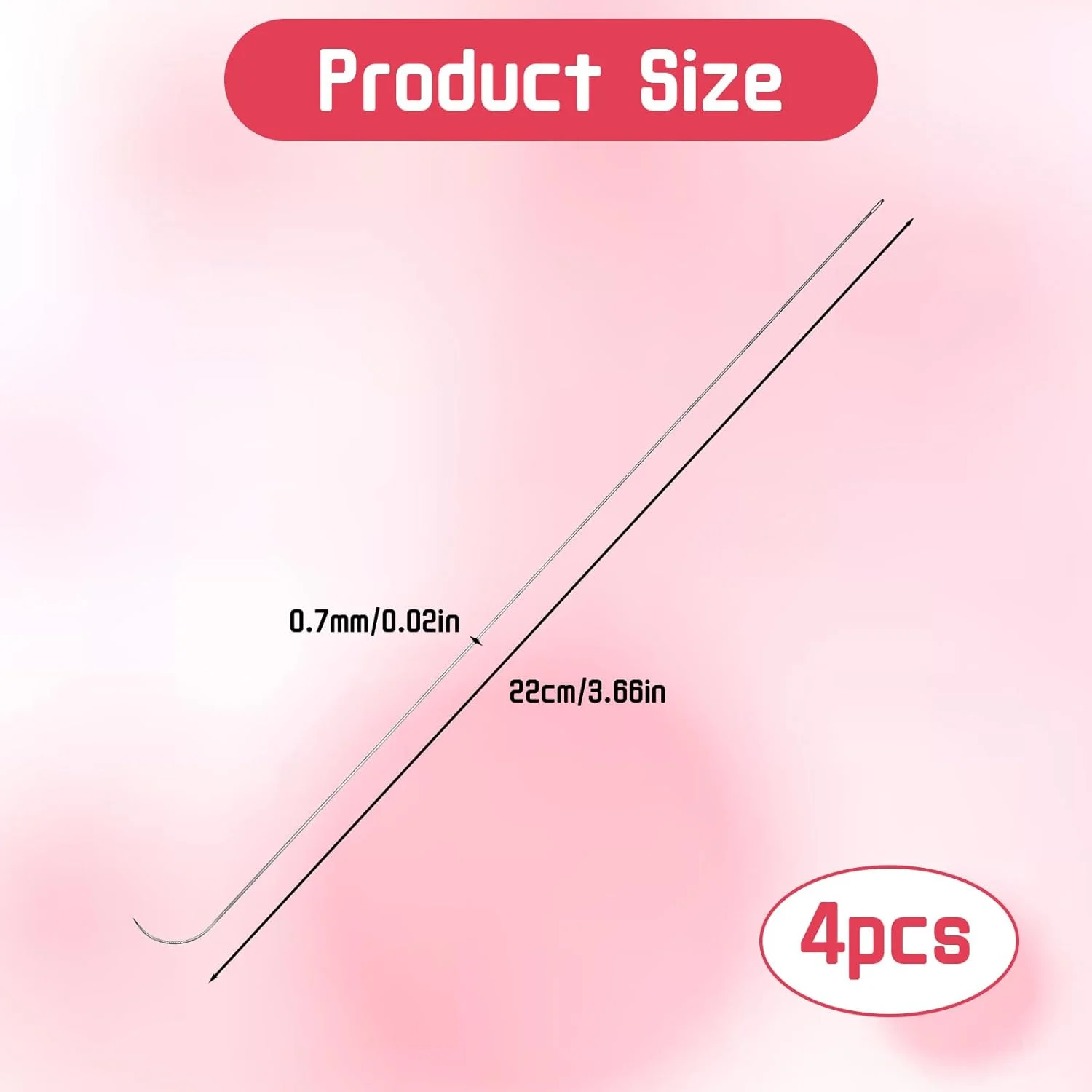 پتولا 4 عدد سوزن مهره بافی منحنی، 9.3 سانتی متر، سوزن های مهره چرخان استیل ضد زنگ، قطر 0.7 میلی متر، سوزن های مهره رشته ای با دسته مستقیم برای ساخت جواهرات، دستبند، گردنبند و صنایع دستی پتولا 4 عدد سوزن مهره بافی منحنی، 9.3 سانتی متر، سوزن های مهره چرخان استیل ضد زنگ، قطر 0.7 میلی متر، سوزن های مهره رشته ای با دسته مستقیم برای ساخت جواهرات، دستبند، گردنبند و صنایع دستی