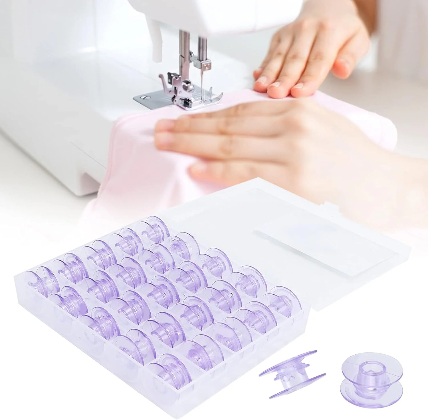 ماسوره گلدوزی بنفش، لوازم خیاطی ماسوره های چرخ خیاطی برای خیاطی ماسوره گلدوزی بنفش، لوازم خیاطی ماسوره های چرخ خیاطی برای خیاطی