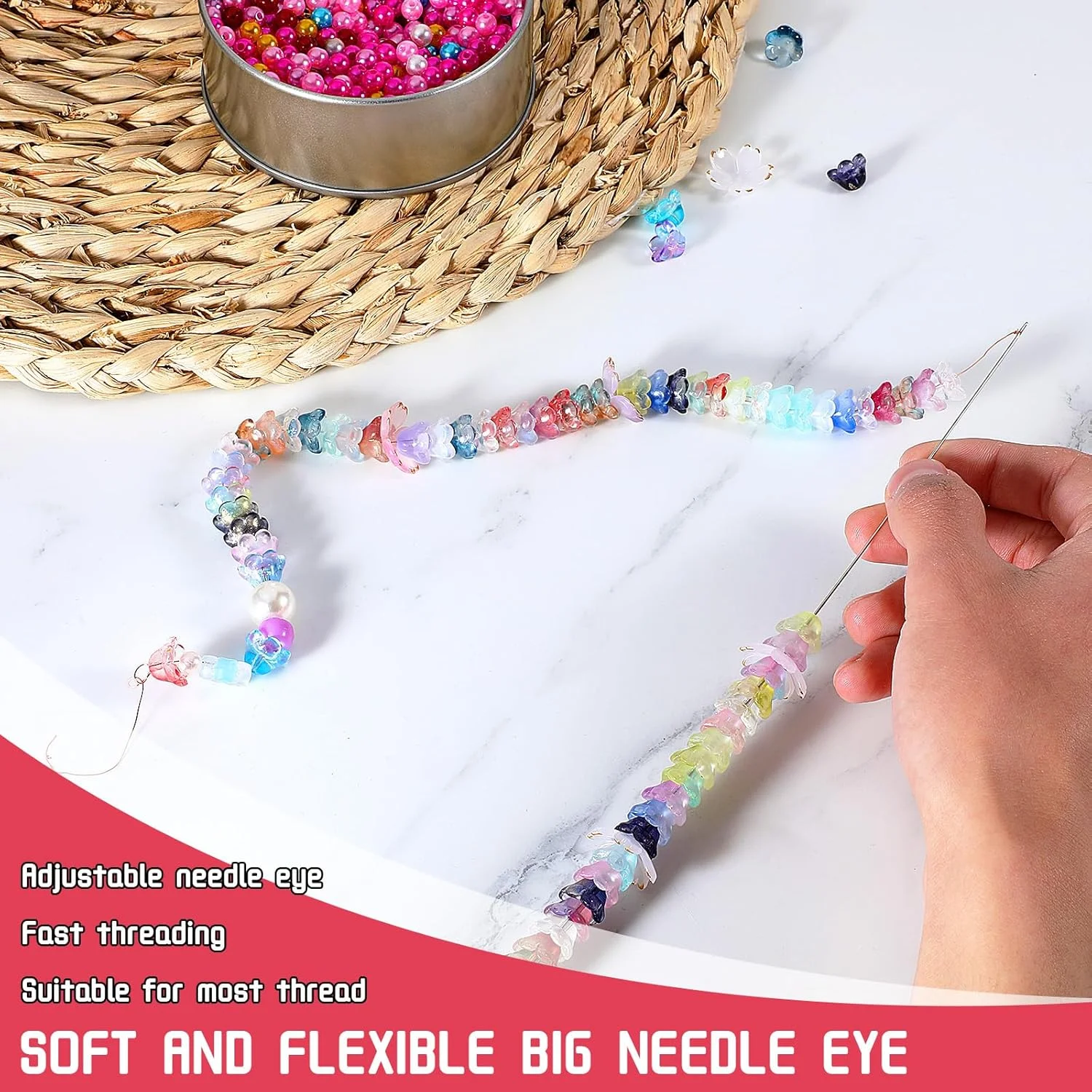 پتولا 4 عدد سوزن مهره بافی منحنی، 9.3 سانتی متر، سوزن های مهره چرخان استیل ضد زنگ، قطر 0.7 میلی متر، سوزن های مهره رشته ای با دسته مستقیم برای ساخت جواهرات، دستبند، گردنبند و صنایع دستی پتولا 4 عدد سوزن مهره بافی منحنی، 9.3 سانتی متر، سوزن های مهره چرخان استیل ضد زنگ، قطر 0.7 میلی متر، سوزن های مهره رشته ای با دسته مستقیم برای ساخت جواهرات، دستبند، گردنبند و صنایع دستی