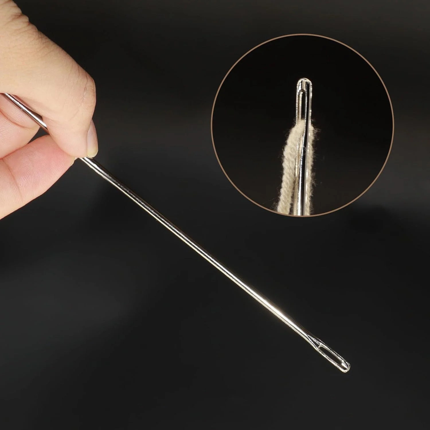 دو عدد سوزن روکش دوزی حرفه ای 12 اینچی، سوزن های خیاطی بلند، سوزن های دستی روکش دوزی مستقیم بلند، سوزن های خیاطی دستی با سوراخ بزرگ، برای روکش دوزی منزل، فرش، چرم، دوخت تعمیر بوم دو عدد سوزن روکش دوزی حرفه ای 12 اینچی، سوزن های خیاطی بلند، سوزن های دستی روکش دوزی مستقیم بلند، سوزن های خیاطی دستی با سوراخ بزرگ، برای روکش دوزی منزل، فرش، چرم، دوخت تعمیر بوم