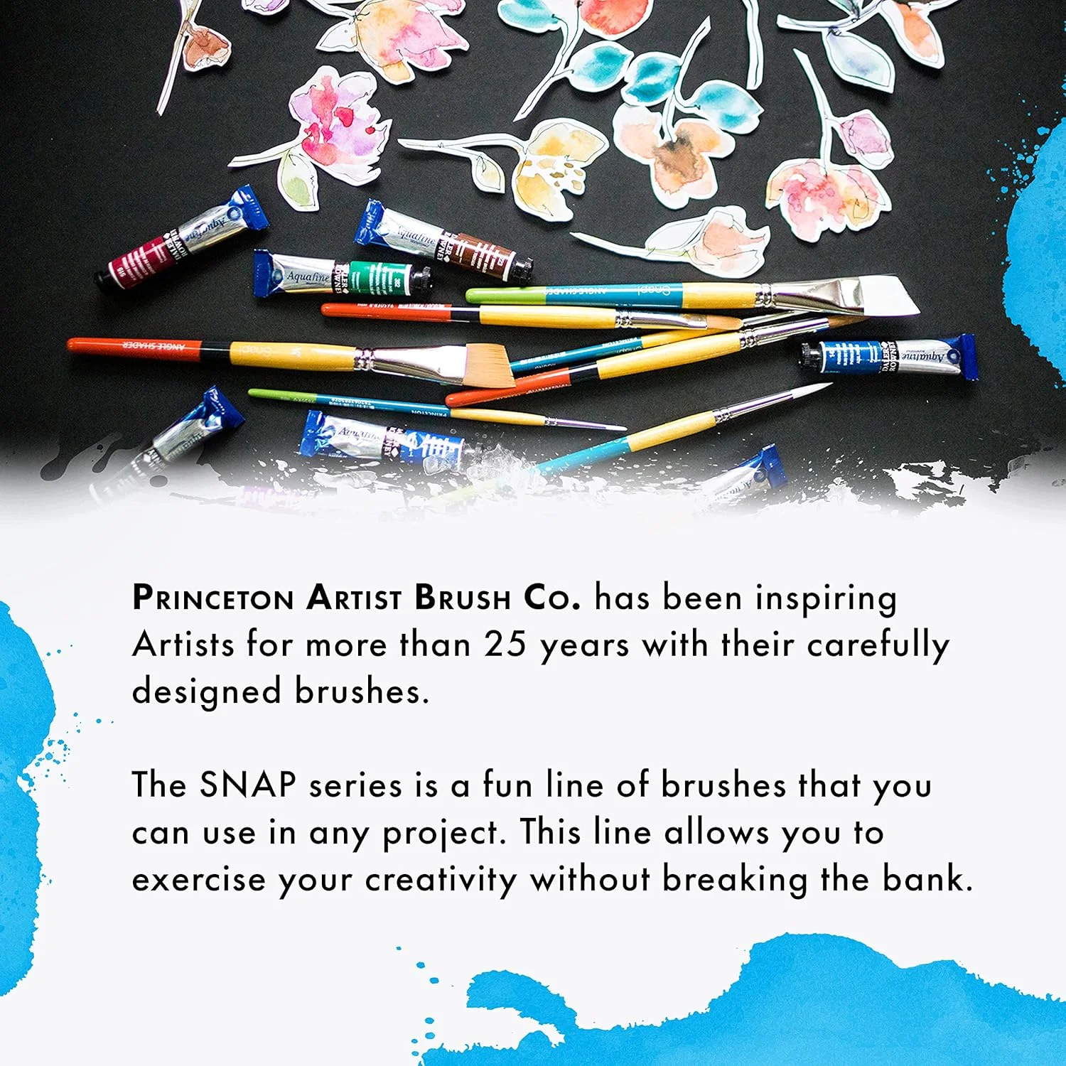 قلمموی شستشوی طلایی تاکلون یک اینچی سری Snap! 9650W-100 شرکت Princeton Artist Brush Co. قلمموی شستشوی طلایی تاکلون یک اینچی سری Snap! 9650W-100 شرکت Princeton Artist Brush Co.