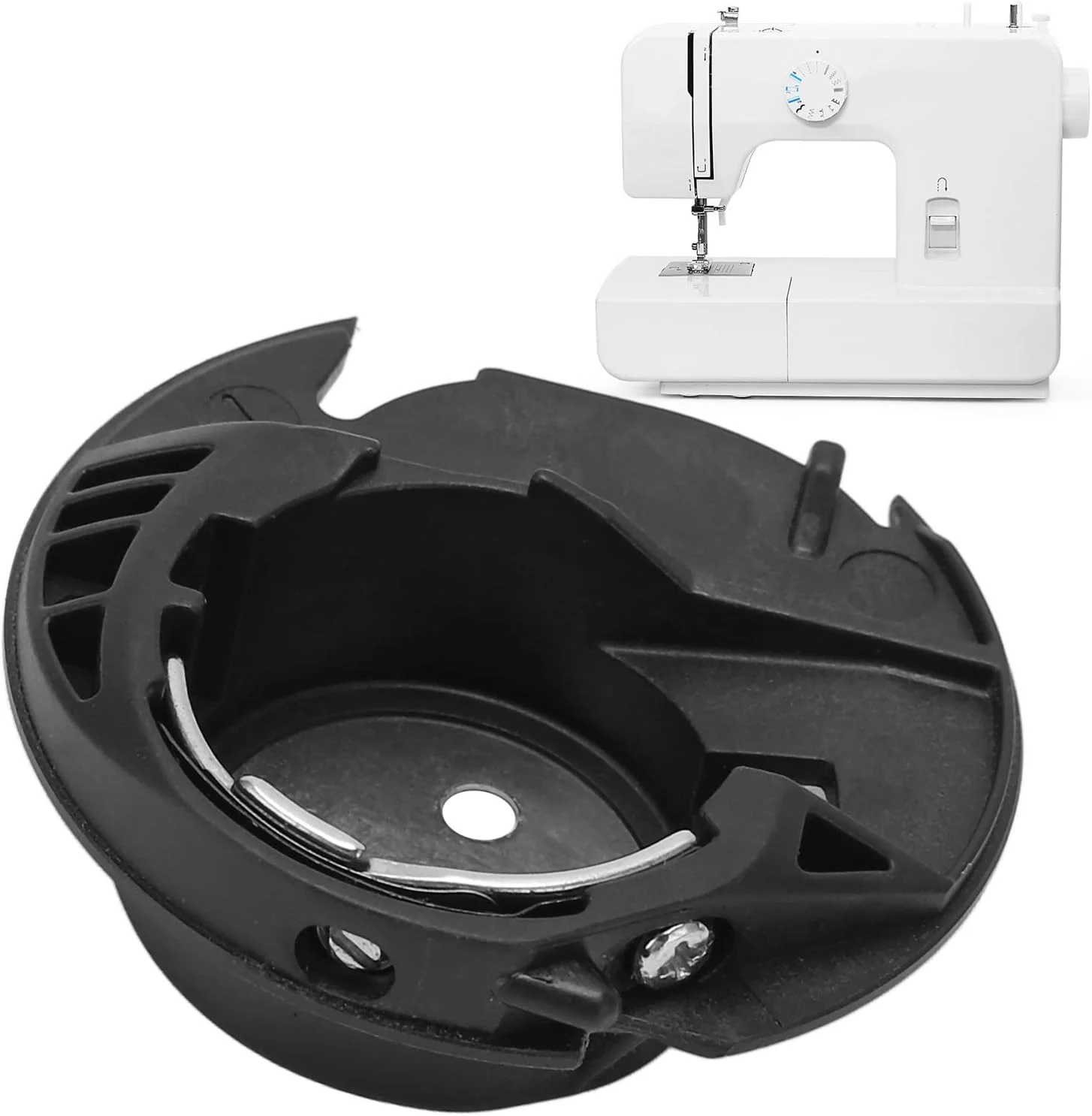 محفظه ماسوره چرخ خیاطی استیل ضد زنگ کاربردی و بادوام با ظاهر براق، ابعاد 3.5x3.8x1.3 سانتی متر، مناسب برای چرخ خیاطی خانگی مدل 7363 محفظه ماسوره چرخ خیاطی استیل ضد زنگ کاربردی و بادوام با ظاهر براق، ابعاد 3.5x3.8x1.3 سانتی متر، مناسب برای چرخ خیاطی خانگی مدل 7363