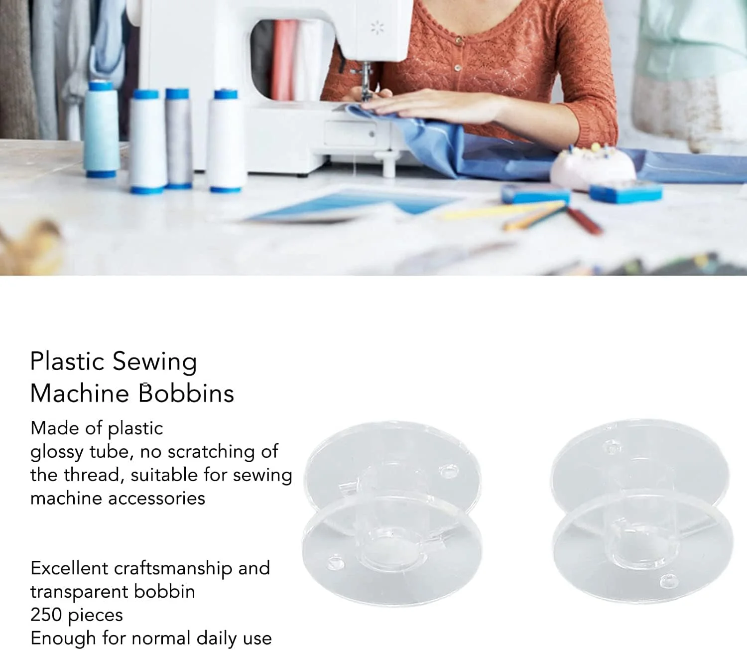 ماسوره های چرخ خیاطی پلاستیکی، ماسوره های پلاستیکی کاربردی چند منظوره سبک وزن شفاف برای چرخ خیاطی برقی ماسوره های چرخ خیاطی پلاستیکی، ماسوره های پلاستیکی کاربردی چند منظوره سبک وزن شفاف برای چرخ خیاطی برقی