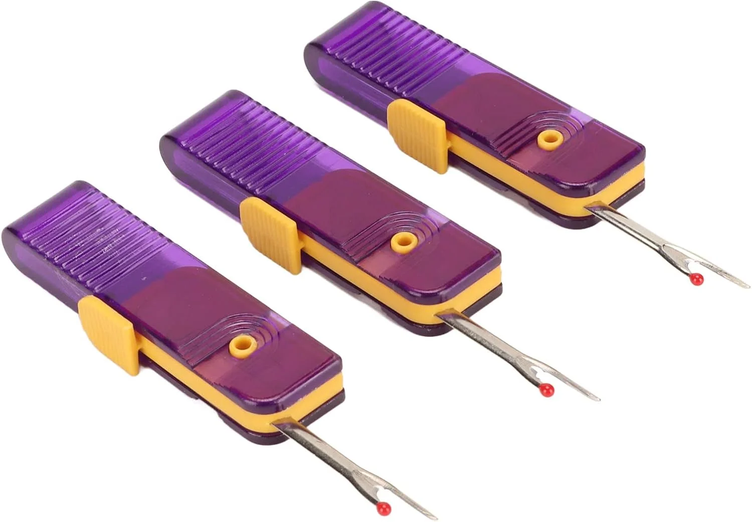 نخکش تاشو بنفش کاربردی با قابلیت چرخش 180 درجه، ابزار خیاطی مناسب نخکش تاشو بنفش کاربردی با قابلیت چرخش 180 درجه، ابزار خیاطی مناسب