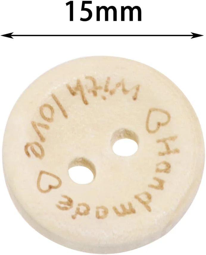 برچسب دکمه ای چوبی گرد 15 میلی متری دست ساز با عشق PPhtony، بسته 30 عددی، دارای 2 سوراخ برای کلاه، دستکش، خیاطی، اسکرپ بوک، لباس، تزئینات کریسمس، هدایای قلاب بافی خانگی، هنر و صنایع دستی، پروژه بافتنی برچسب دکمه ای چوبی گرد 15 میلی متری دست ساز با عشق PPhtony، بسته 30 عددی، دارای 2 سوراخ برای کلاه، دستکش، خیاطی، اسکرپ بوک، لباس، تزئینات کریسمس، هدایای قلاب بافی خانگی، هنر و صنایع دستی، پروژه بافتنی