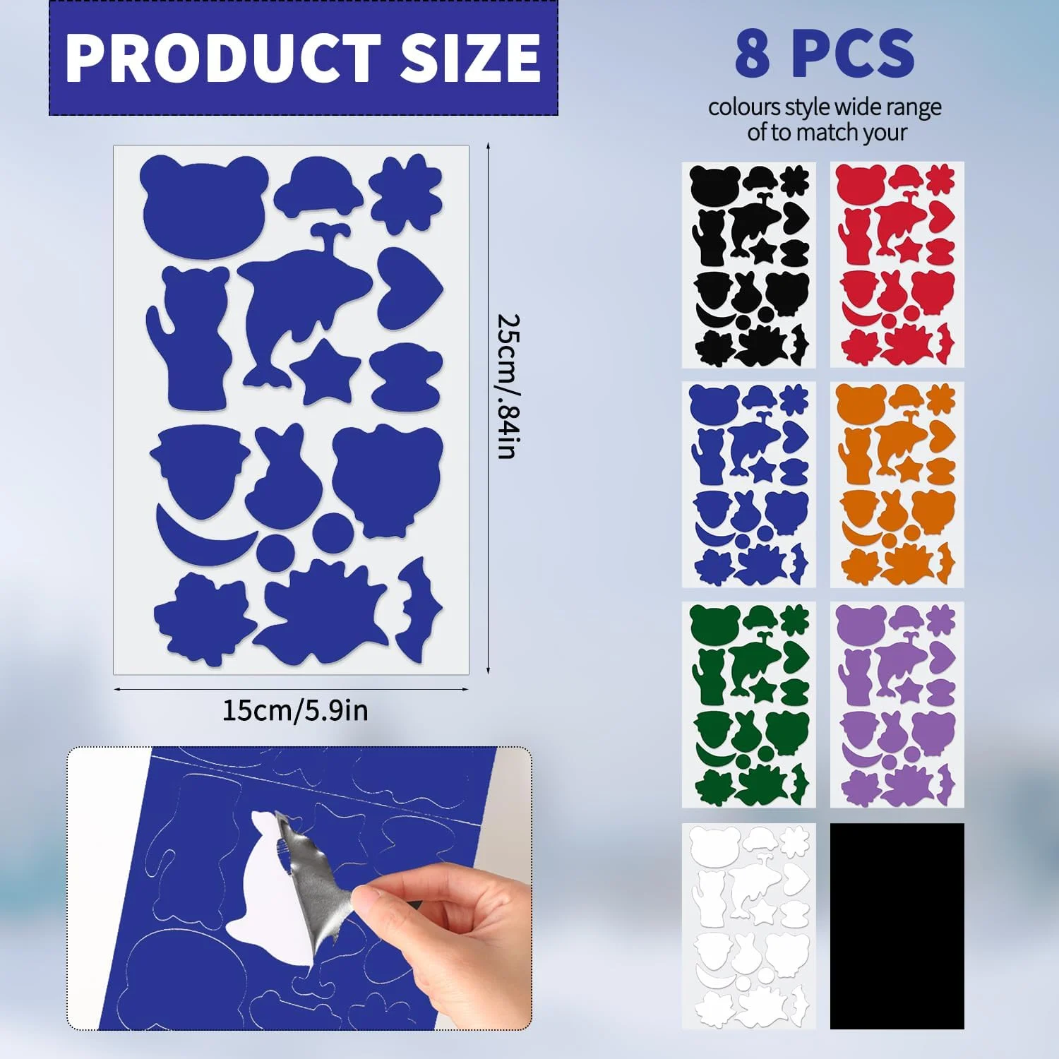 8 عدد پچ تعمیر ژاکت پایین، کیت پچ آسان سوراخ، پچ های پارچه ای نایلونی ضد آب خود چسب از پیش برش خورده برای ژاکت های پفی و پچ برای لباس، وسایل بارانی و برفی، چادر، کیسه خواب، چتر 8 عدد پچ تعمیر ژاکت پایین، کیت پچ آسان سوراخ، پچ های پارچه ای نایلونی ضد آب خود چسب از پیش برش خورده برای ژاکت های پفی و پچ برای لباس، وسایل بارانی و برفی، چادر، کیسه خواب، چتر