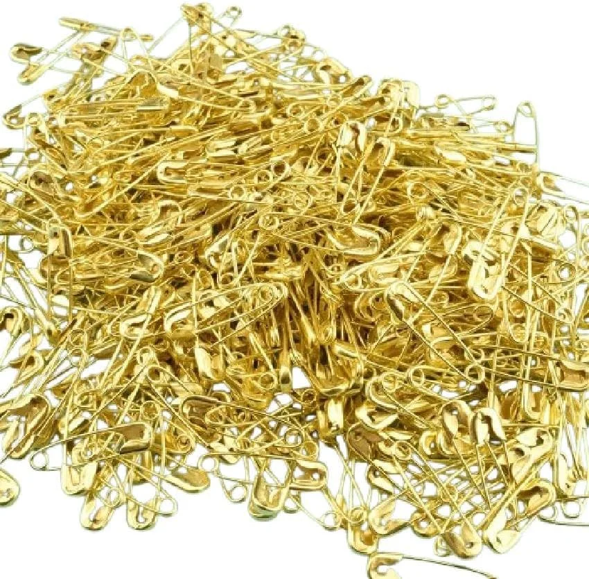 Portal AE Durable Rust-Resistant Clothing Pins For Home Office Clothes Label Sewing Jewelry Making Gold (50 Pieces) Portal AE Durable Rust-Resistant Clothing Pins For Home Office Clothes Label Sewing Jewelry Making Gold (50 Pieces)