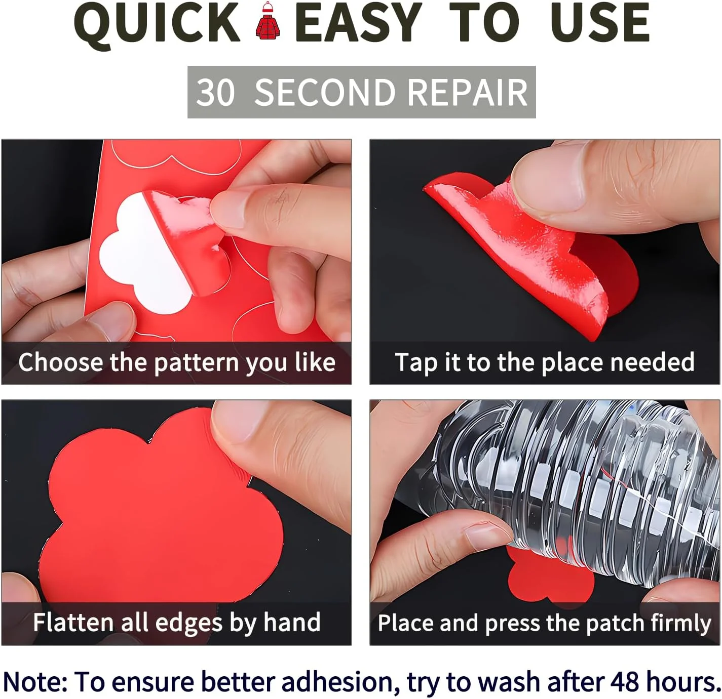 8 عدد پچ تعمیر ژاکت پایین، کیت پچ آسان سوراخ، پچ های پارچه ای نایلونی ضد آب خود چسب از پیش برش خورده برای ژاکت های پفی و پچ برای لباس، وسایل بارانی و برفی، چادر، کیسه خواب، چتر 8 عدد پچ تعمیر ژاکت پایین، کیت پچ آسان سوراخ، پچ های پارچه ای نایلونی ضد آب خود چسب از پیش برش خورده برای ژاکت های پفی و پچ برای لباس، وسایل بارانی و برفی، چادر، کیسه خواب، چتر