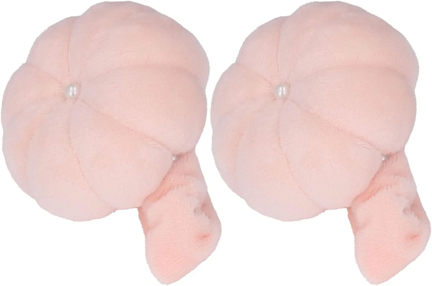 2 عدد کوسن سوزن طرح کدو تنبل با بند مچی، جنس پارچه ای، مناسب و کاربردی برای خیاطی