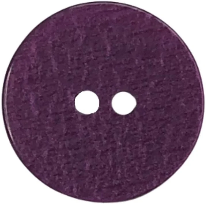 پک 10 عددی دکمه های چشم ماهی گرد Plush Addict برای خیاطی، بافندگی، تزیینات، صنایع دستی و لوازم جانبی - بنفش - 11 میلی متر