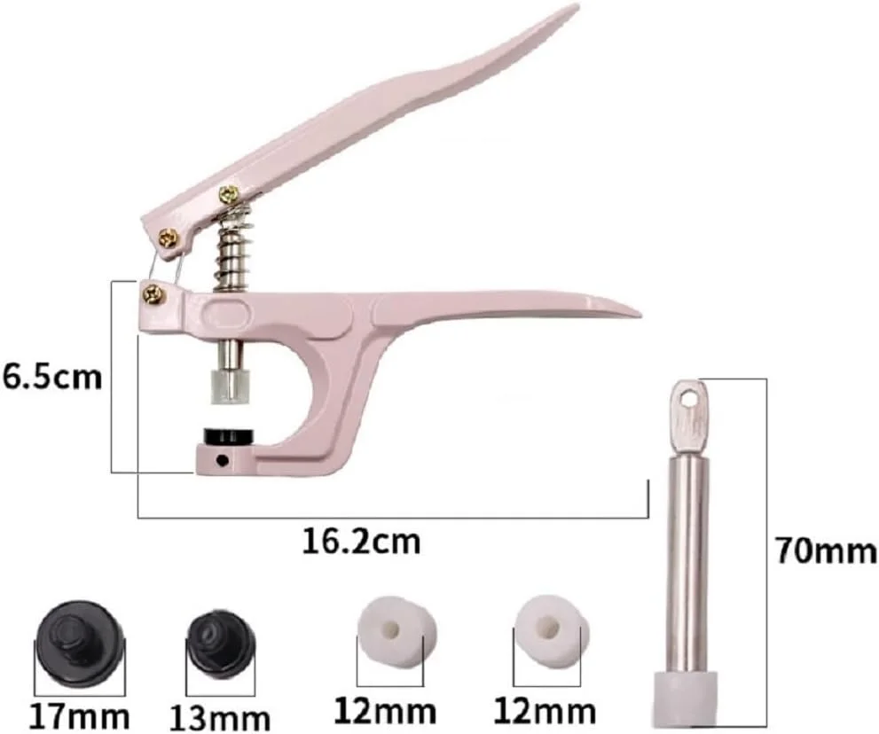 انبر پرچ فلزی، انبر دکمه فشاری، انبر دکمه فشاری لباس، انبر دکمه فشاری T5، انبر دکمه فشاری قوی، انبر دکمه فشاری با عملکرد بالا، ابزار خیاطی، ابزار دکمه برای لایه گذاری پارچه