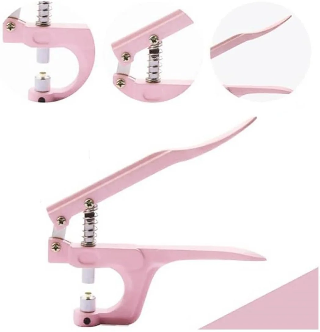 انبر پرچ فلزی، انبر دکمه فشاری، انبر دکمه فشاری لباس، انبر دکمه فشاری T5، انبر دکمه فشاری قوی، انبر دکمه فشاری با عملکرد بالا، ابزار خیاطی، ابزار دکمه برای لایه گذاری پارچه