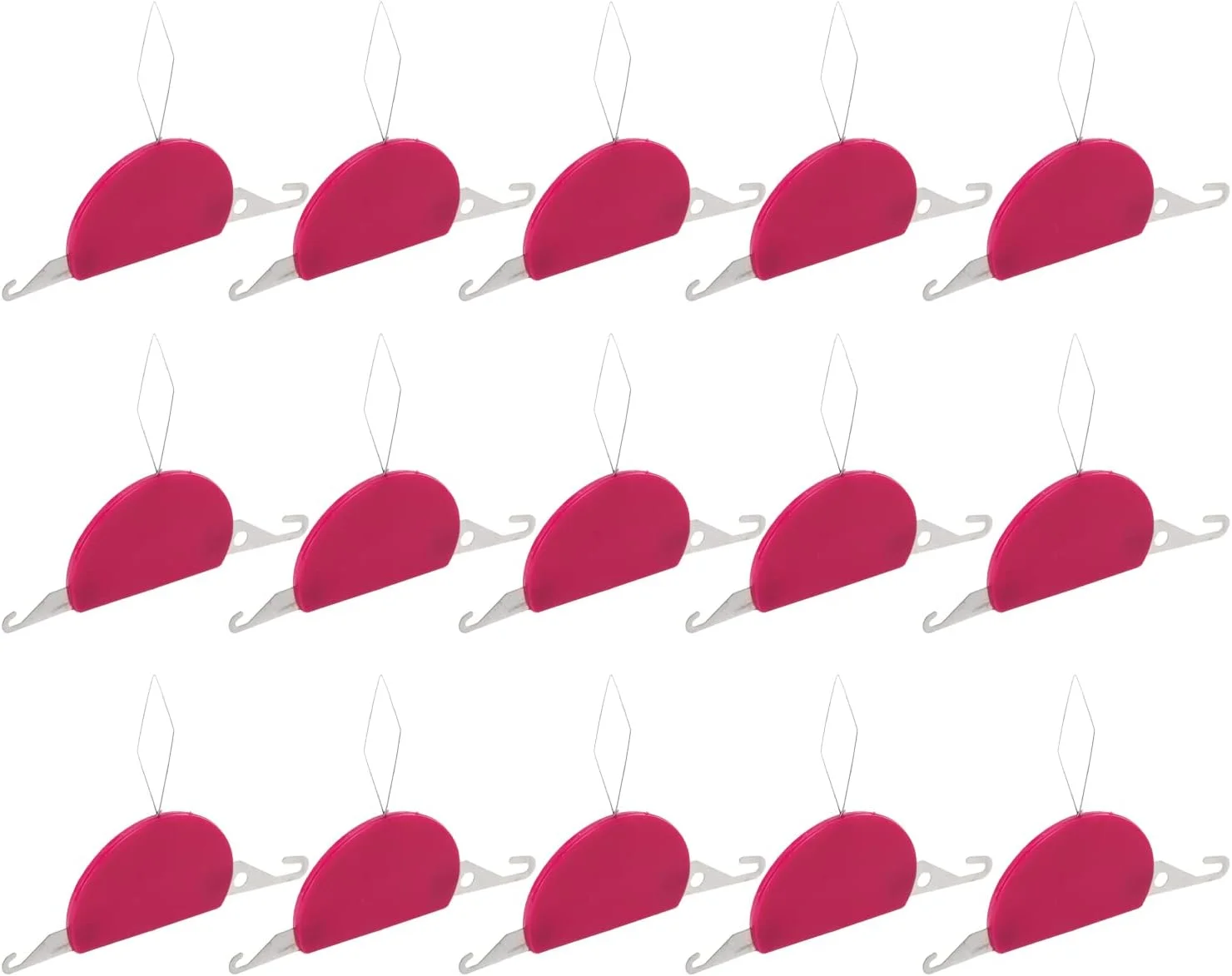 سوزن نخ کن پلاستیکی، سوزن نخ کن فلزی بادوام برای نخ کردن آسان و محکم سوزن خیاطی، 15 عدد، کاربرد گسترده در دوخت سوزن نخ کن پلاستیکی، سوزن نخ کن فلزی بادوام برای نخ کردن آسان و محکم سوزن خیاطی، 15 عدد، کاربرد گسترده در دوخت