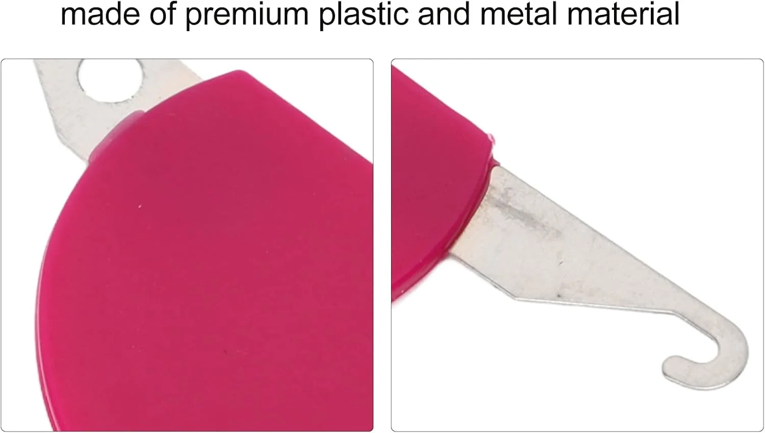 سوزن نخ کن پلاستیکی، سوزن نخ کن فلزی بادوام برای نخ کردن آسان و محکم سوزن خیاطی، 15 عدد، کاربرد گسترده در دوخت