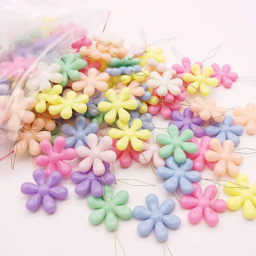 20 عدد سوزن نخ کن پلاستیکی برای خیاطی دستی، گلدوزی، حلقه سیمی، ابزار خیاطی دستی و ماشینی (طرح گل)