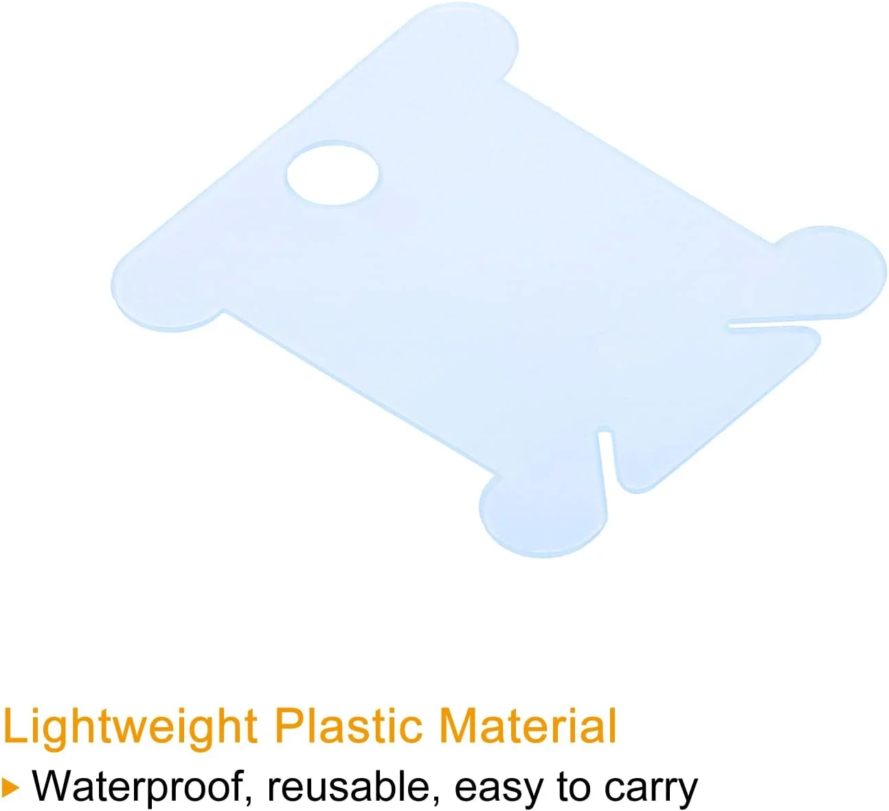 بوبین پلاستیکی نخ دندان، بسته 50 عددی کارت مقوایی نخ خیاطی برای سازماندهی و نگهداری نخ گلدوزی و کوک متقاطع، چند رنگ