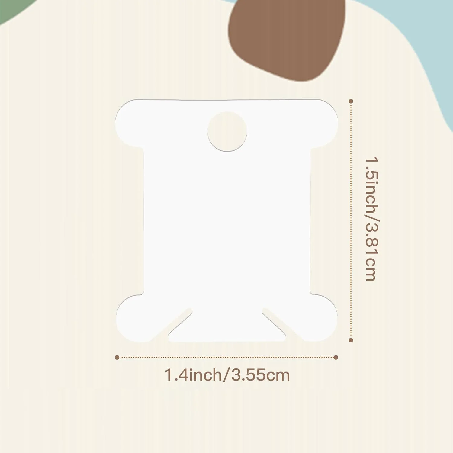 120 عدد ماسوره نخ دندان پلاستیکی، سازمان دهنده نخ گلدوزی سفید برای صنایع دستی خیاطی DIY، نخ پنبه ای کوک متقاطع، نگهدارنده سازمان دهنده نخ